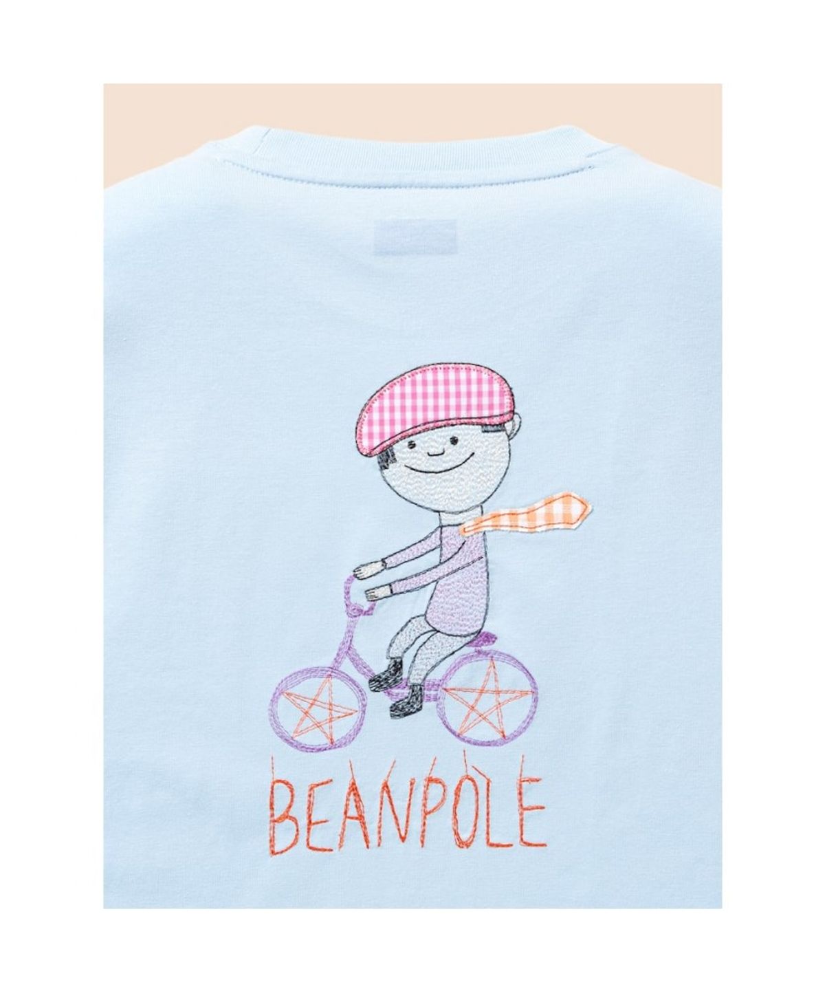 빈폴 키즈(BEANPOLE KIDS) [정희기] 7부 티셔츠  스카이 블루 (BI6741U02Q)