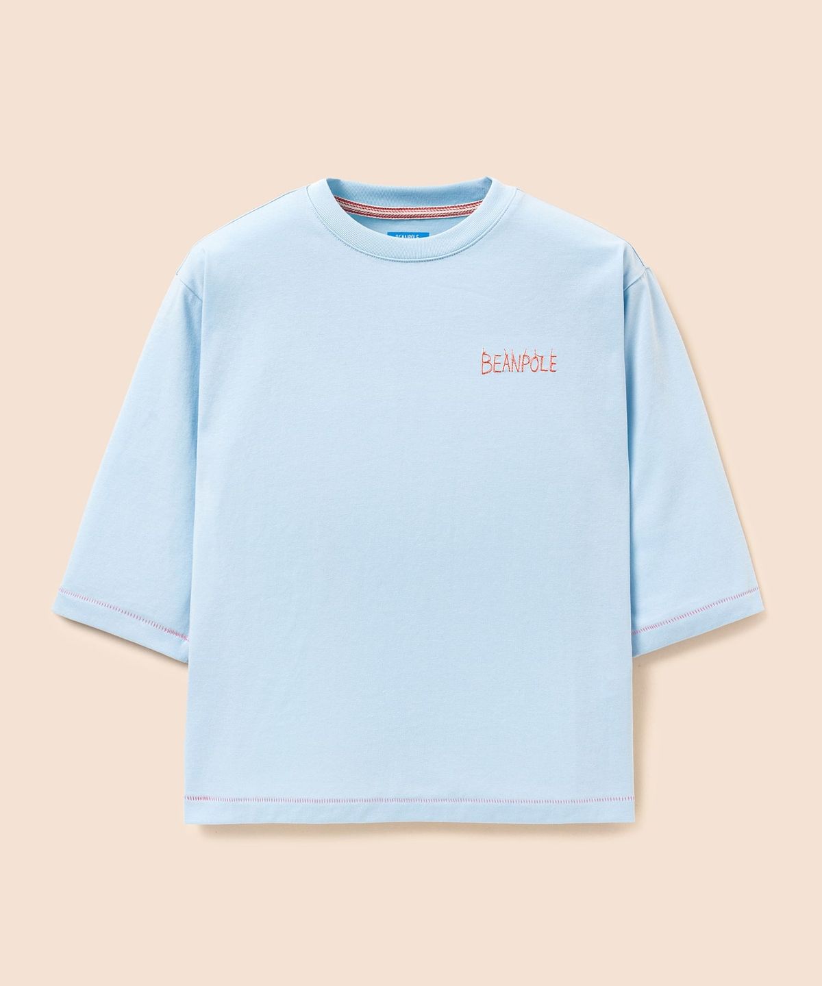 빈폴 키즈(BEANPOLE KIDS) [정희기] 7부 티셔츠  스카이 블루 (BI6741U02Q)