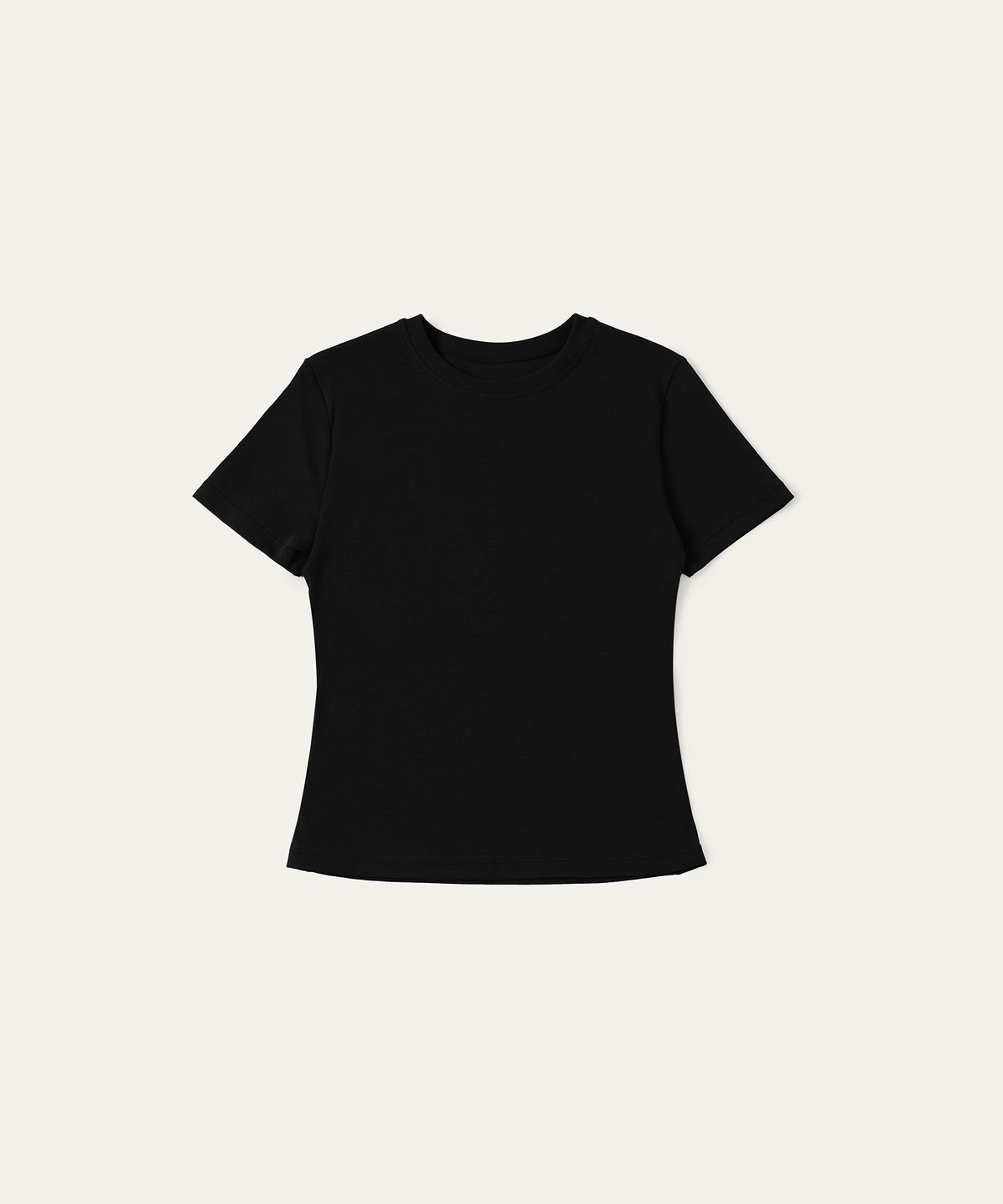 오베르(AUBER) Organic Short Sleeve - Black