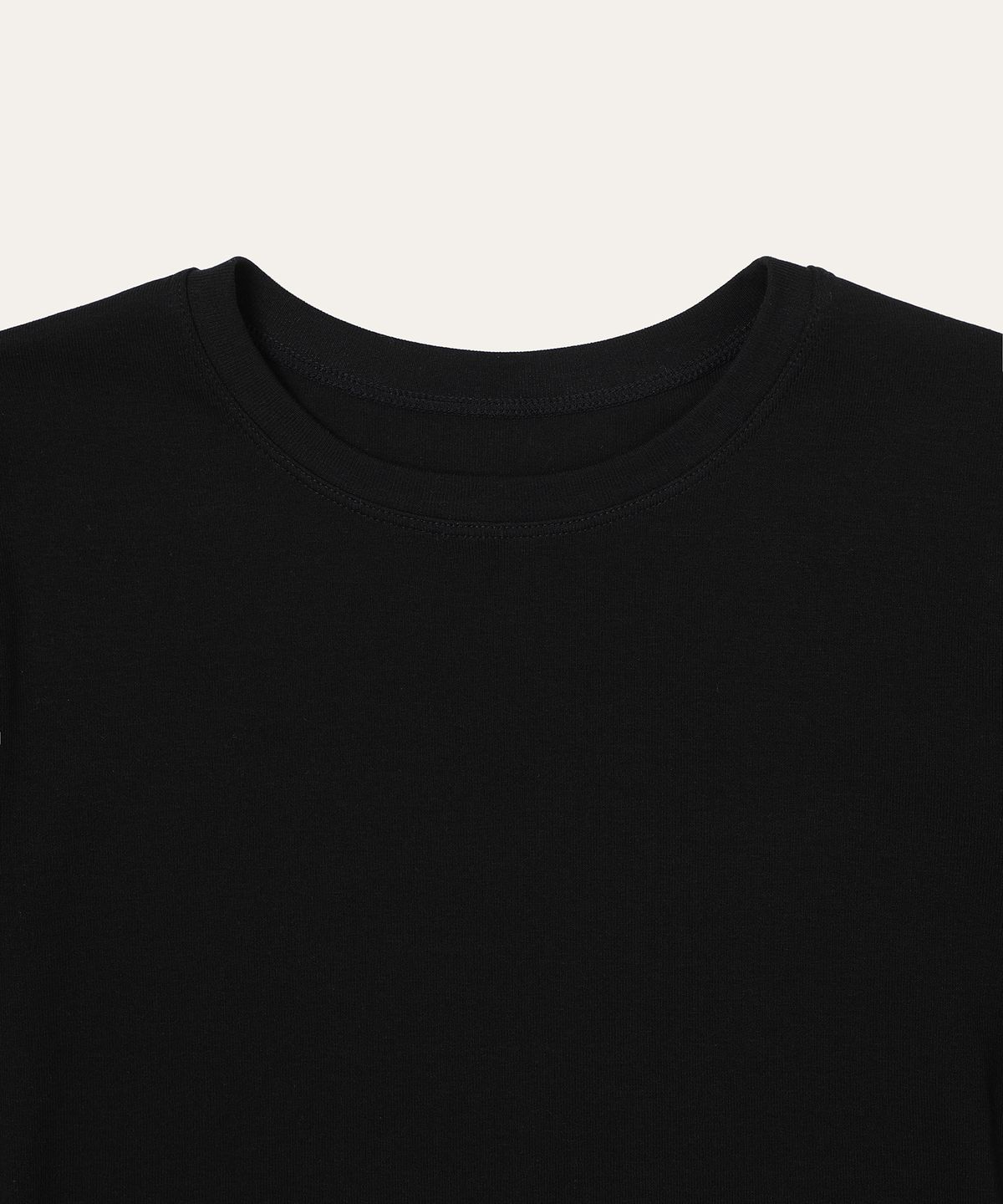 오베르(AUBER) Organic Short Sleeve - Black