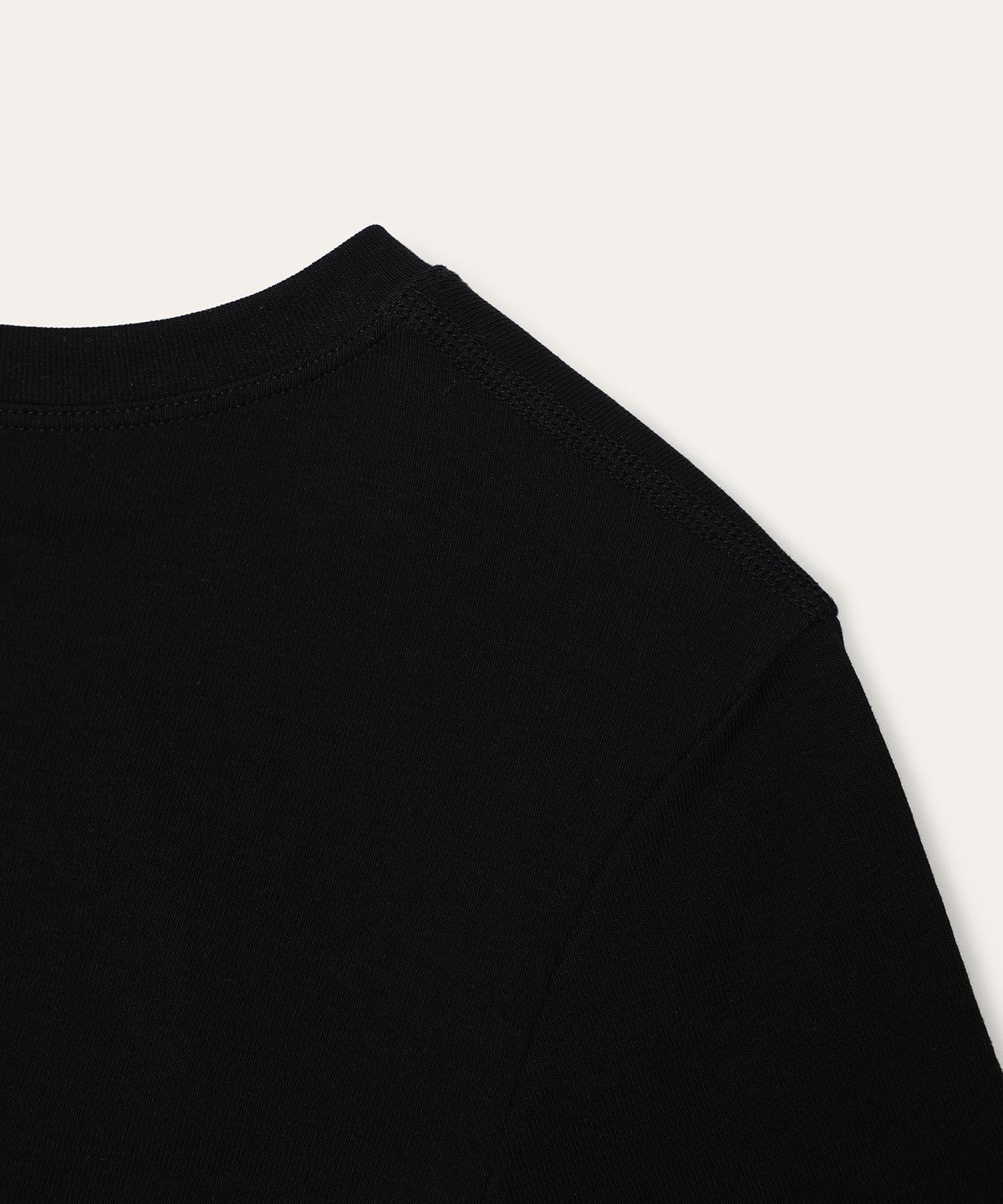 오베르(AUBER) Organic Short Sleeve - Black
