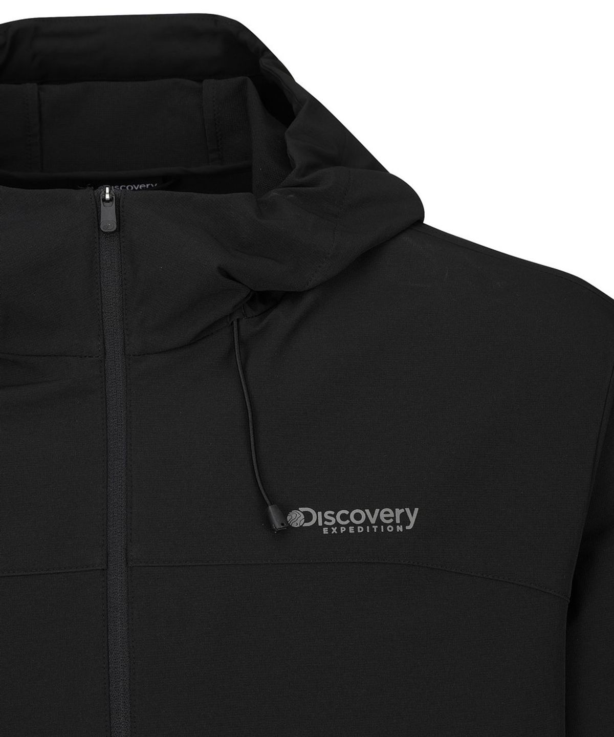 디스커버리 익스페디션(DISCOVERY EXPEDITION) 남성 스트레치 우븐 후드 자켓 (SET-UP) (BLACK)