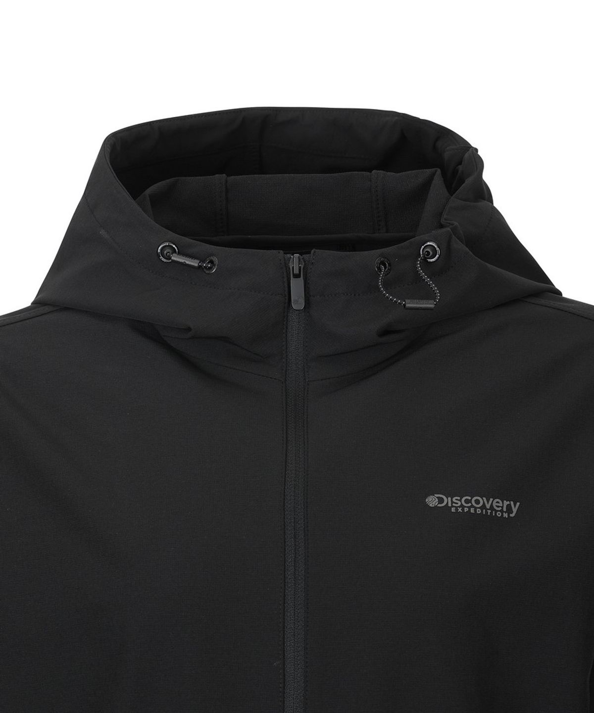 디스커버리 익스페디션(DISCOVERY EXPEDITION) 여성 스트레치 우븐 후드 자켓 (SET-UP) (BLACK)