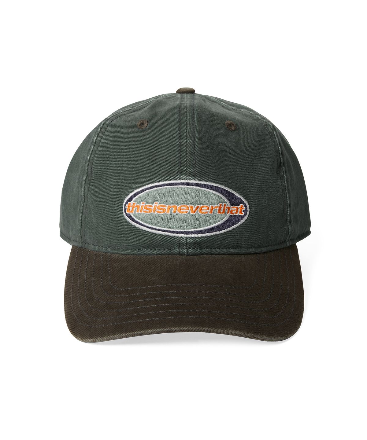 디스이즈네버댓(THISISNEVERTHAT) Circle SP-Logo Cap Moss/Black