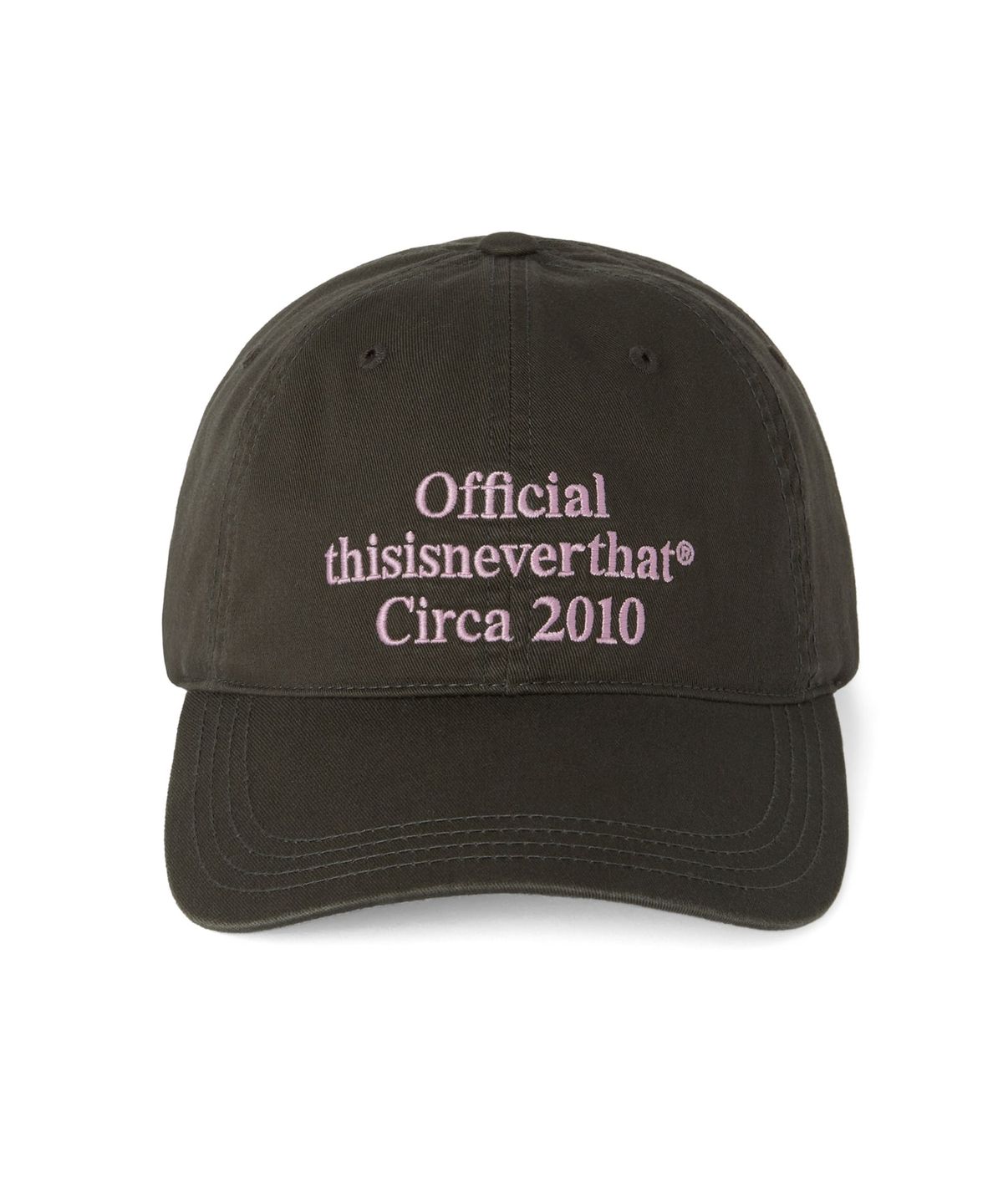 디스이즈네버댓(THISISNEVERTHAT) Times Cap Charcoal