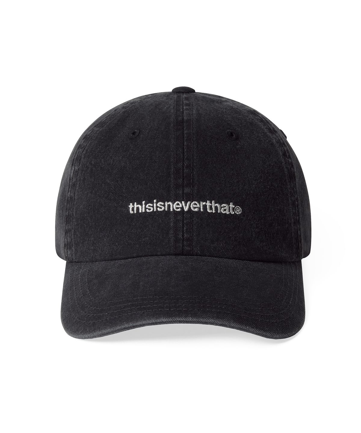 디스이즈네버댓(THISISNEVERTHAT) Denim T-Logo Cap Black