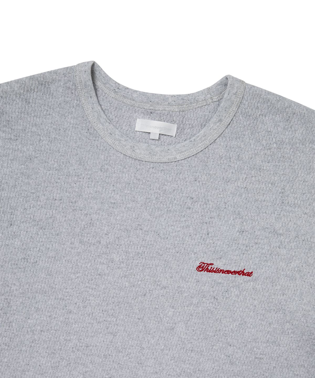 디스이즈네버댓(THISISNEVERTHAT) Waffle Tee Heather Grey