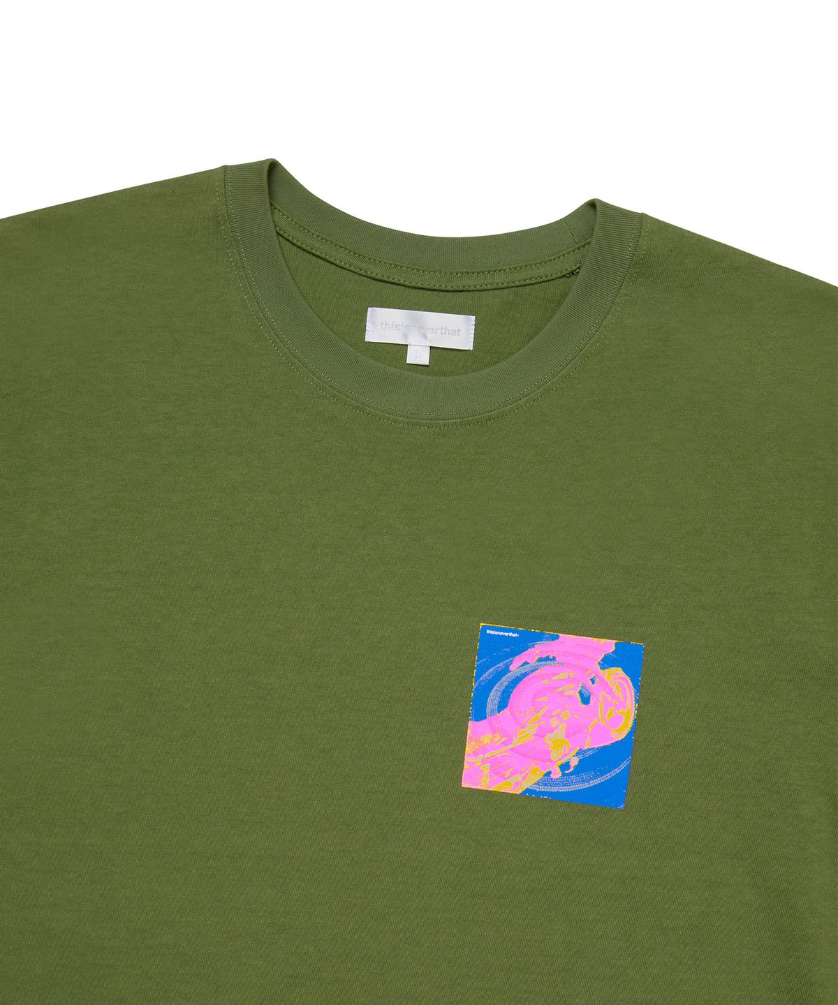 디스이즈네버댓(THISISNEVERTHAT) Resonance Tee Moss Green