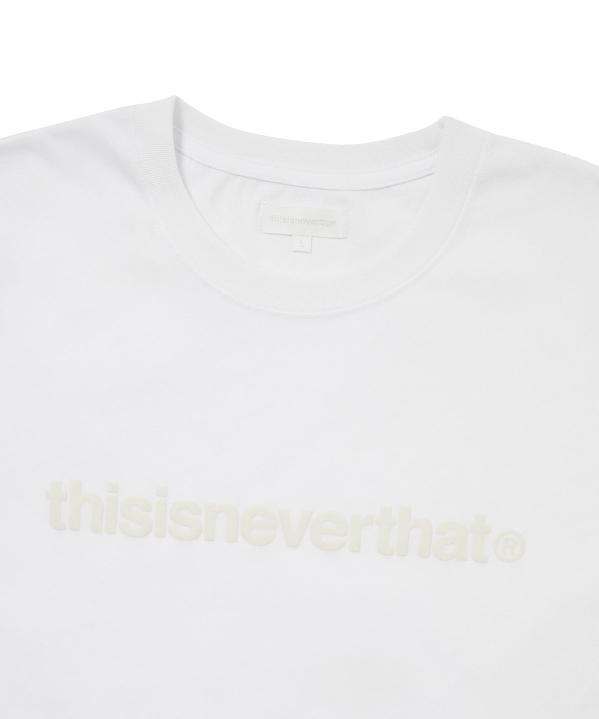 디스이즈네버댓(THISISNEVERTHAT) T-Logo Tee Cloud White