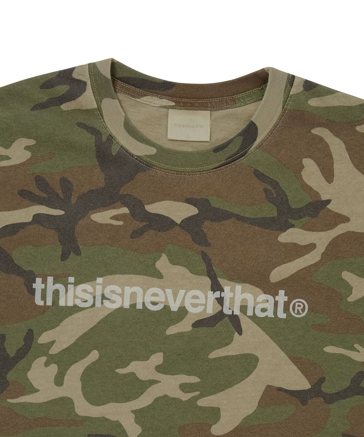 디스이즈네버댓(THISISNEVERTHAT) T-Logo Tee Camo