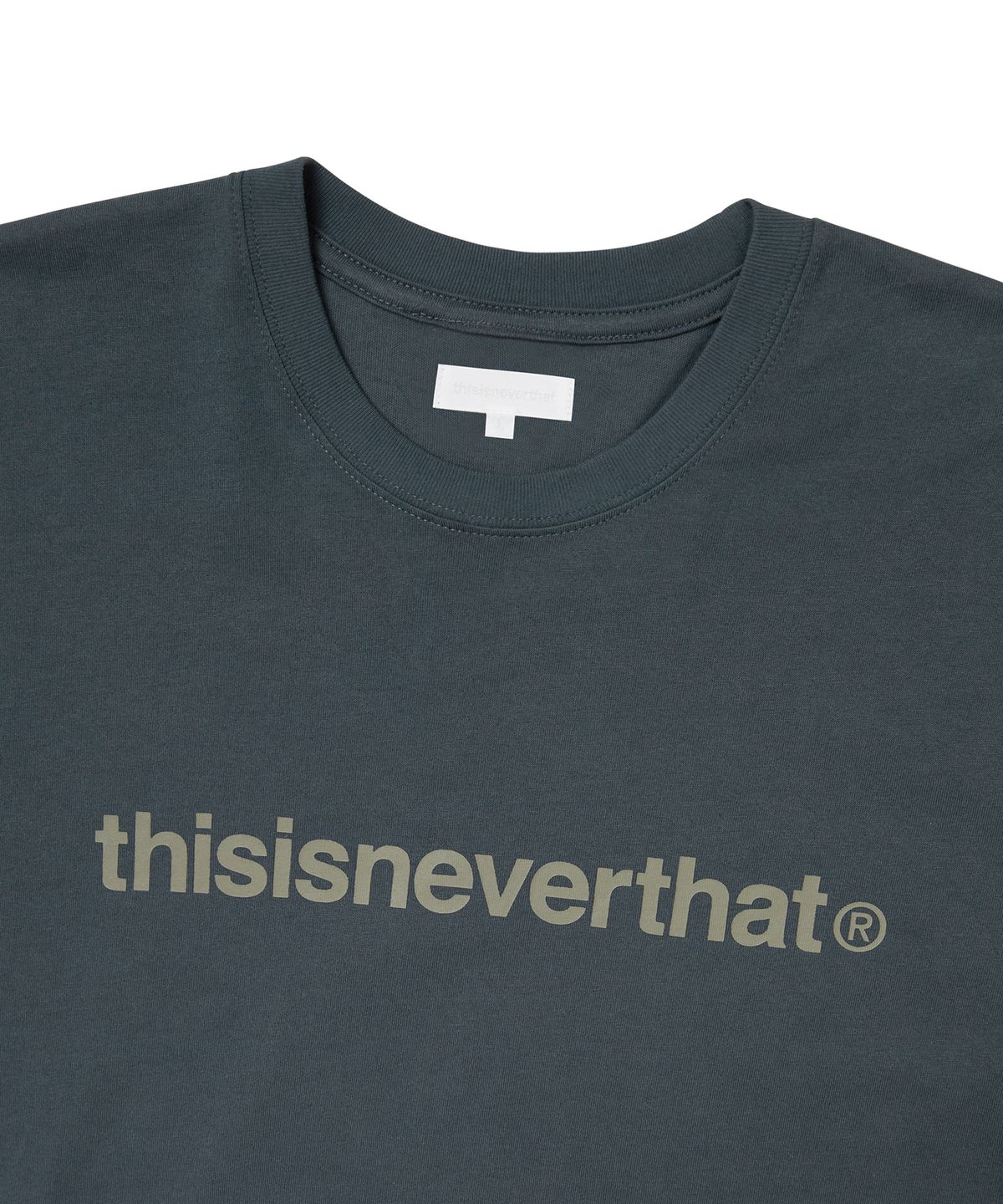 디스이즈네버댓(THISISNEVERTHAT) T-Logo Tee Blue Grey