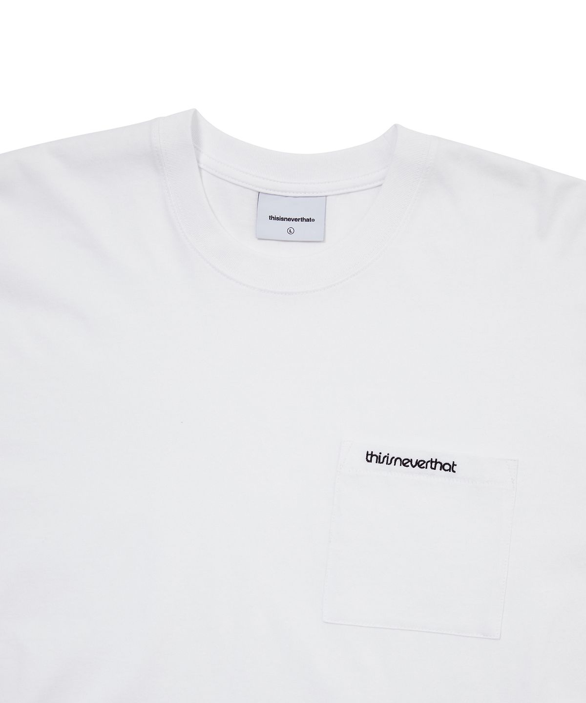 디스이즈네버댓(THISISNEVERTHAT) Basic Pocket Tee White