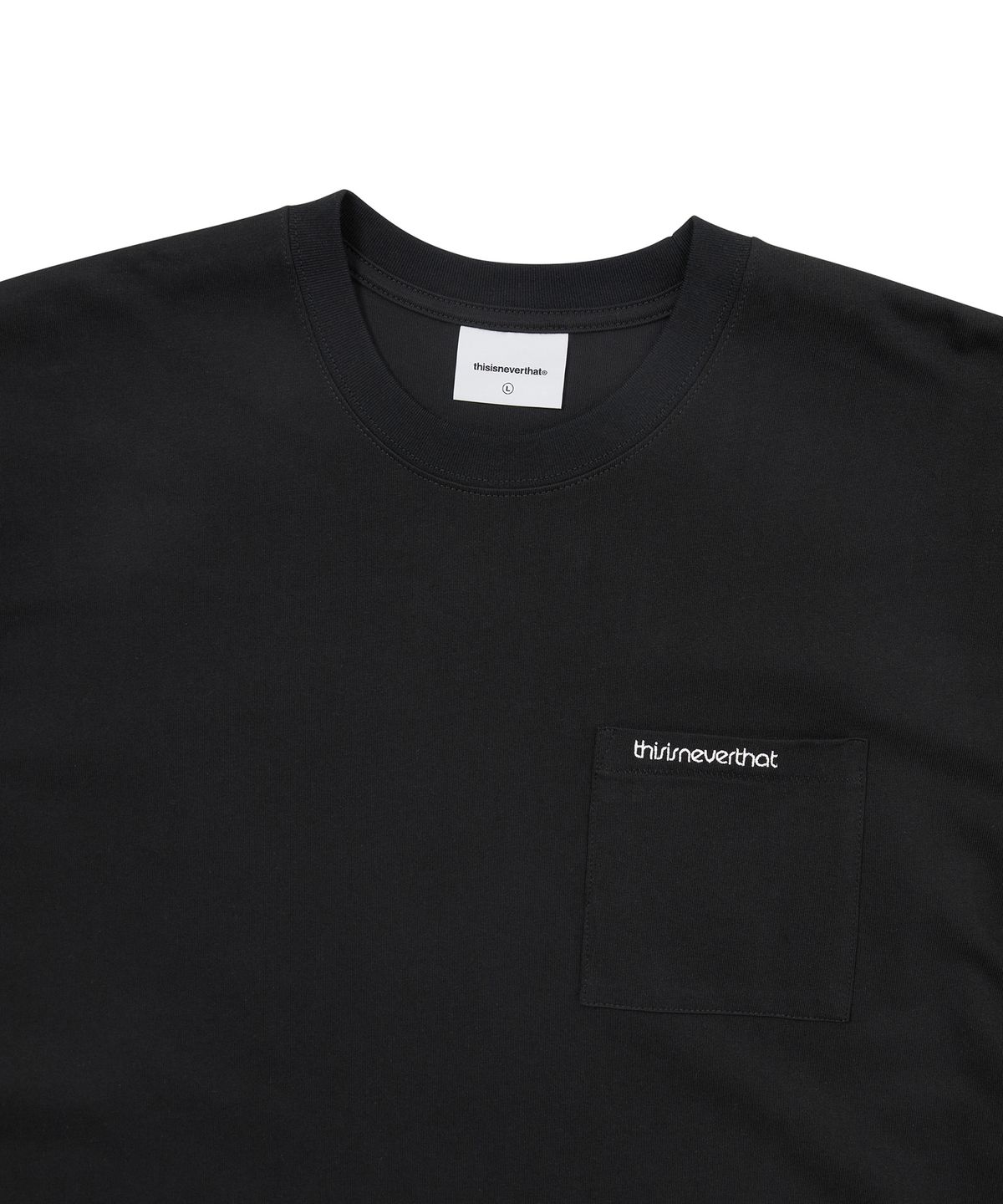 디스이즈네버댓(THISISNEVERTHAT) Basic Pocket Tee Black