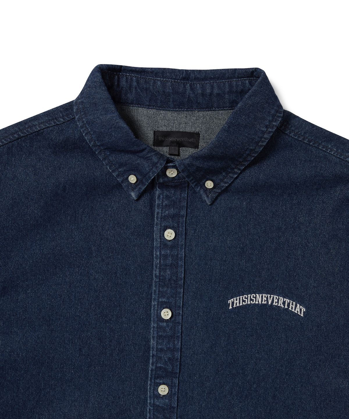 디스이즈네버댓(THISISNEVERTHAT) Washed Denim Shirt Washed Indigo