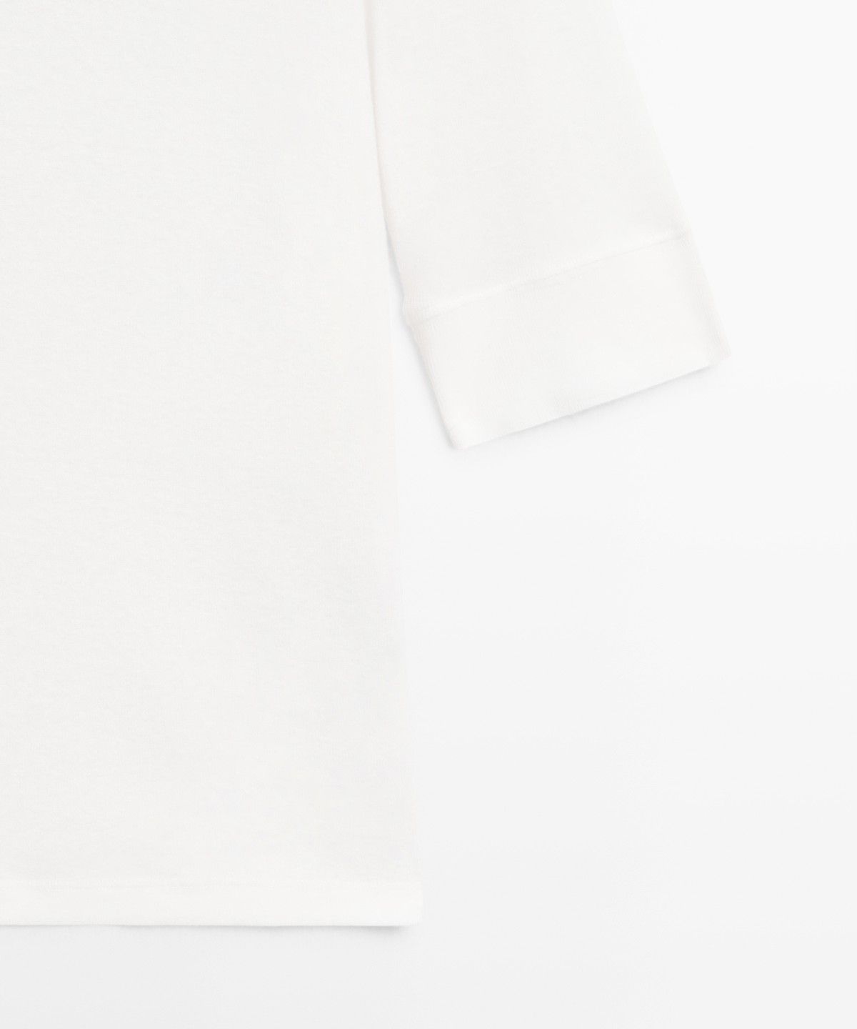 마시모두띠(MASSIMO DUTTI) 100% 코튼 라운드넥 티셔츠