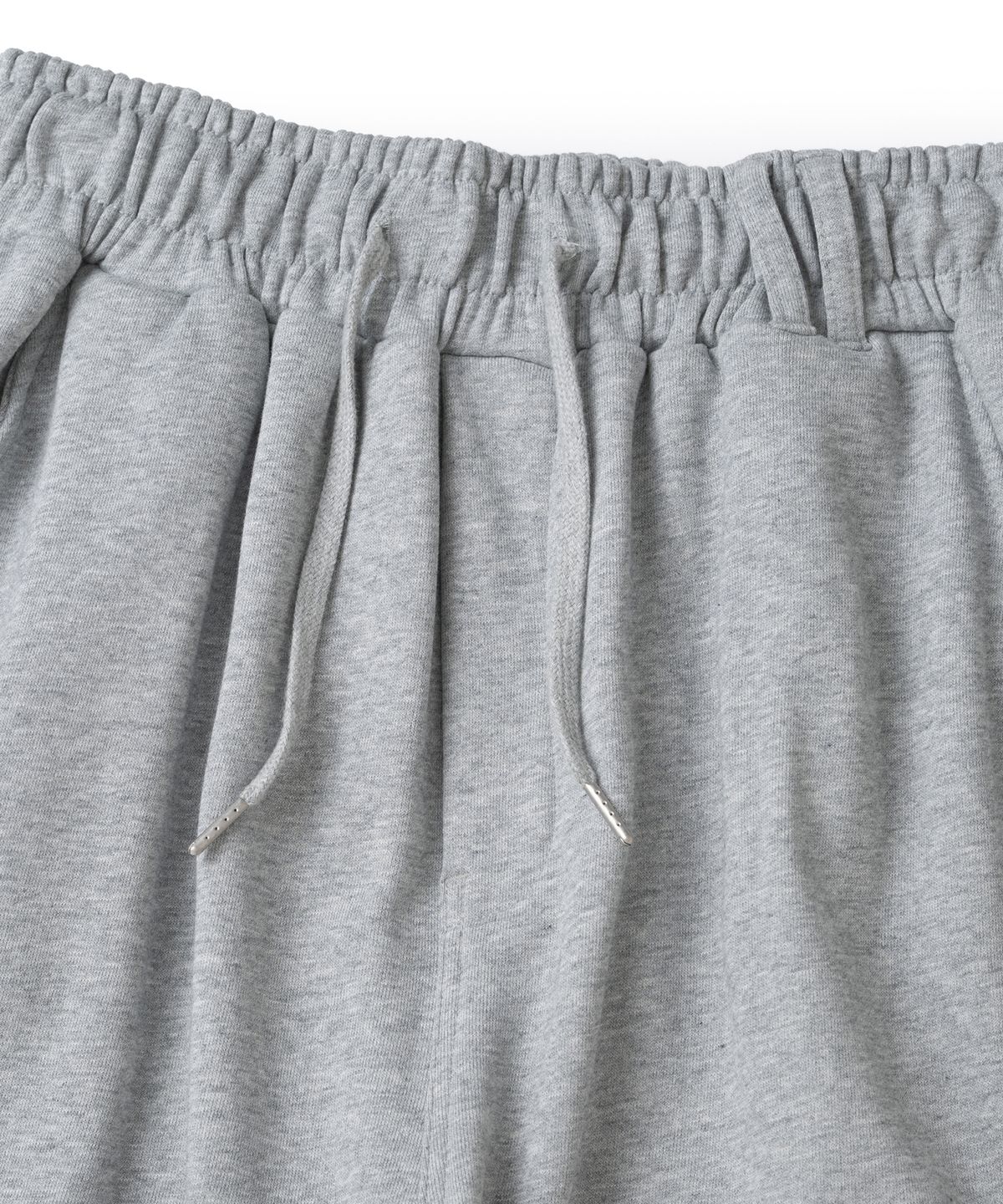 낫포너드(NOT4NERD) Diagonal Panel Dart Cargo Sweat Pants - Grey