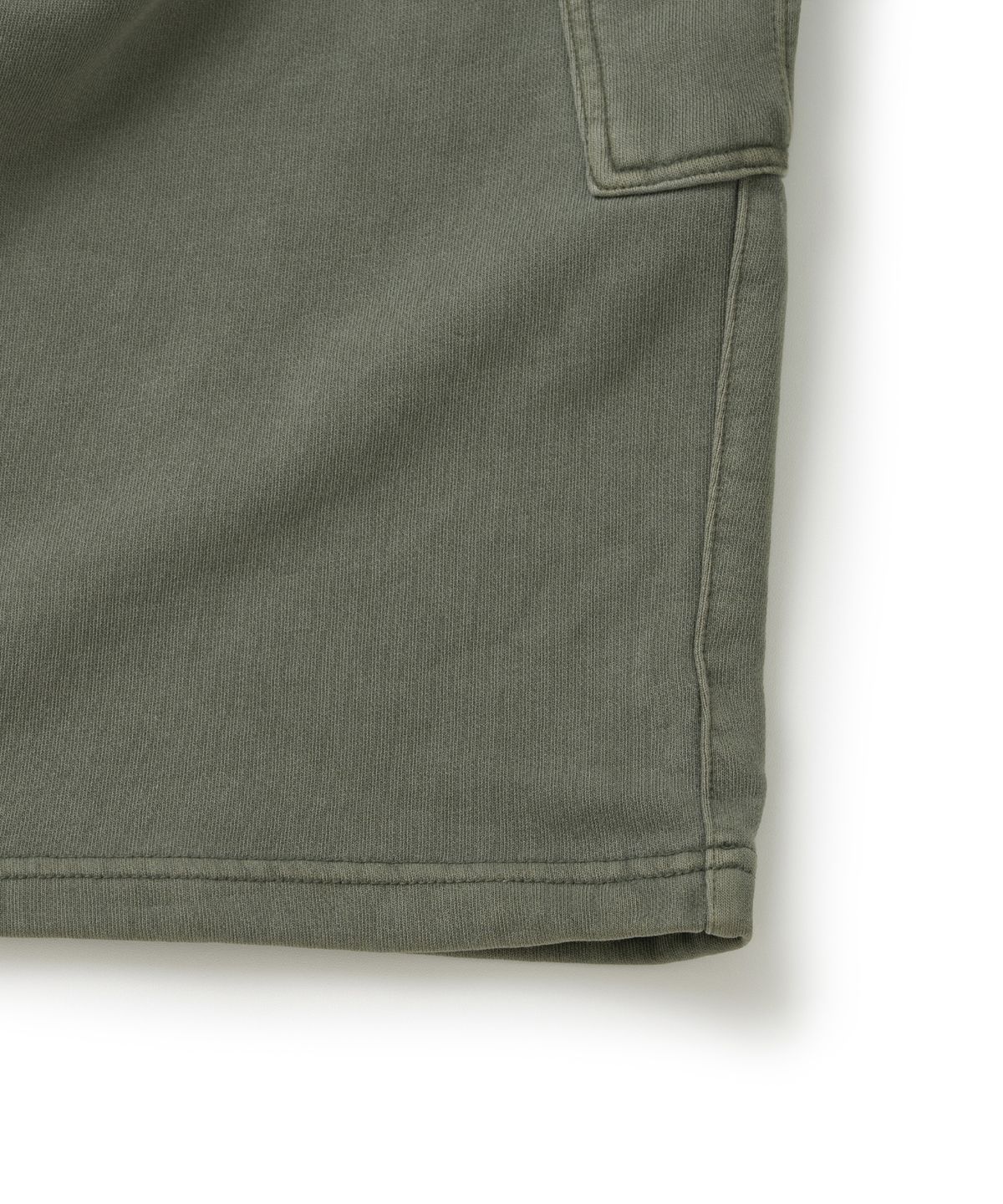 낫포너드(NOT4NERD) Diagonal Panel Dart Cargo Sweat Pants - Khaki