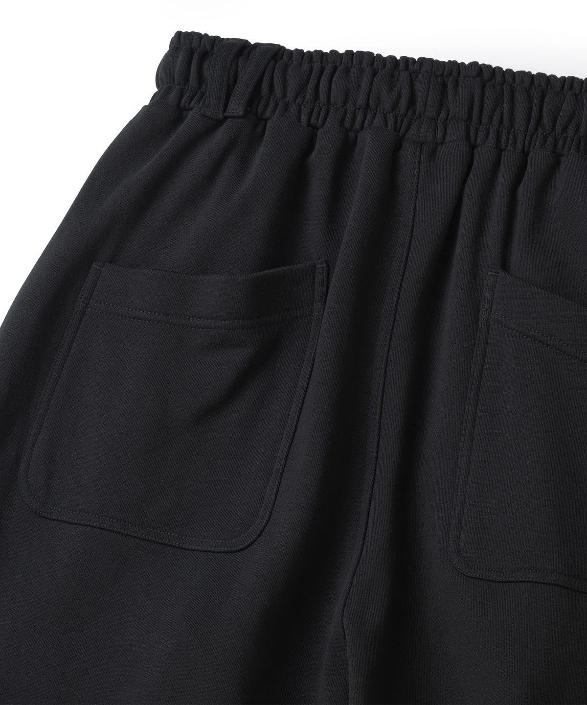 낫포너드(NOT4NERD) Diagonal Panel Dart Cargo Sweat Pants - Black