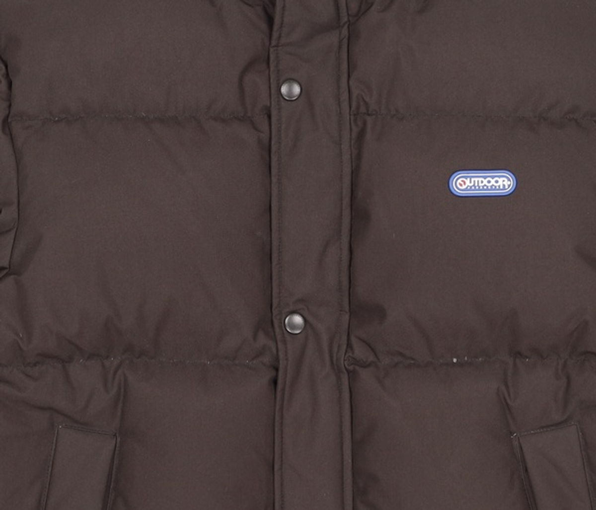 아웃도어 프로덕츠(OUTDOOR PRODUCTS) [세트상품] 리버시블 다운 자켓 + 아웃도어 스몰로고 후디 S