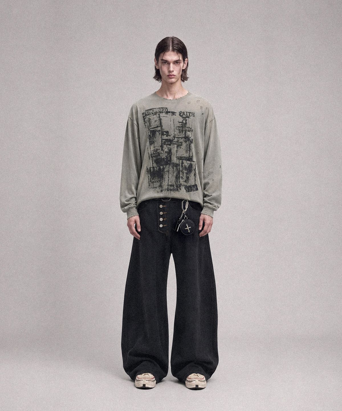 낫포너드(NOT4NERD) Button Fly Darted Denim Pants - Deep Indigo