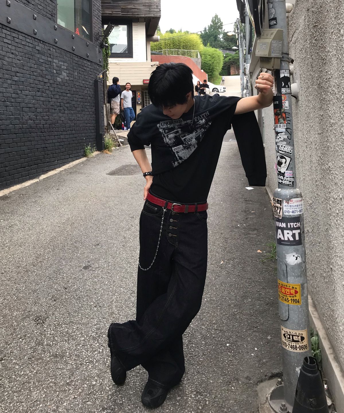 낫포너드(NOT4NERD) Button Fly Darted Denim Pants - Deep Indigo