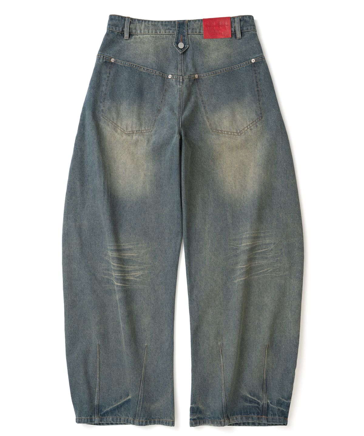 낫포너드(NOT4NERD) Button Fly Darted Denim Pants - Deep Blue