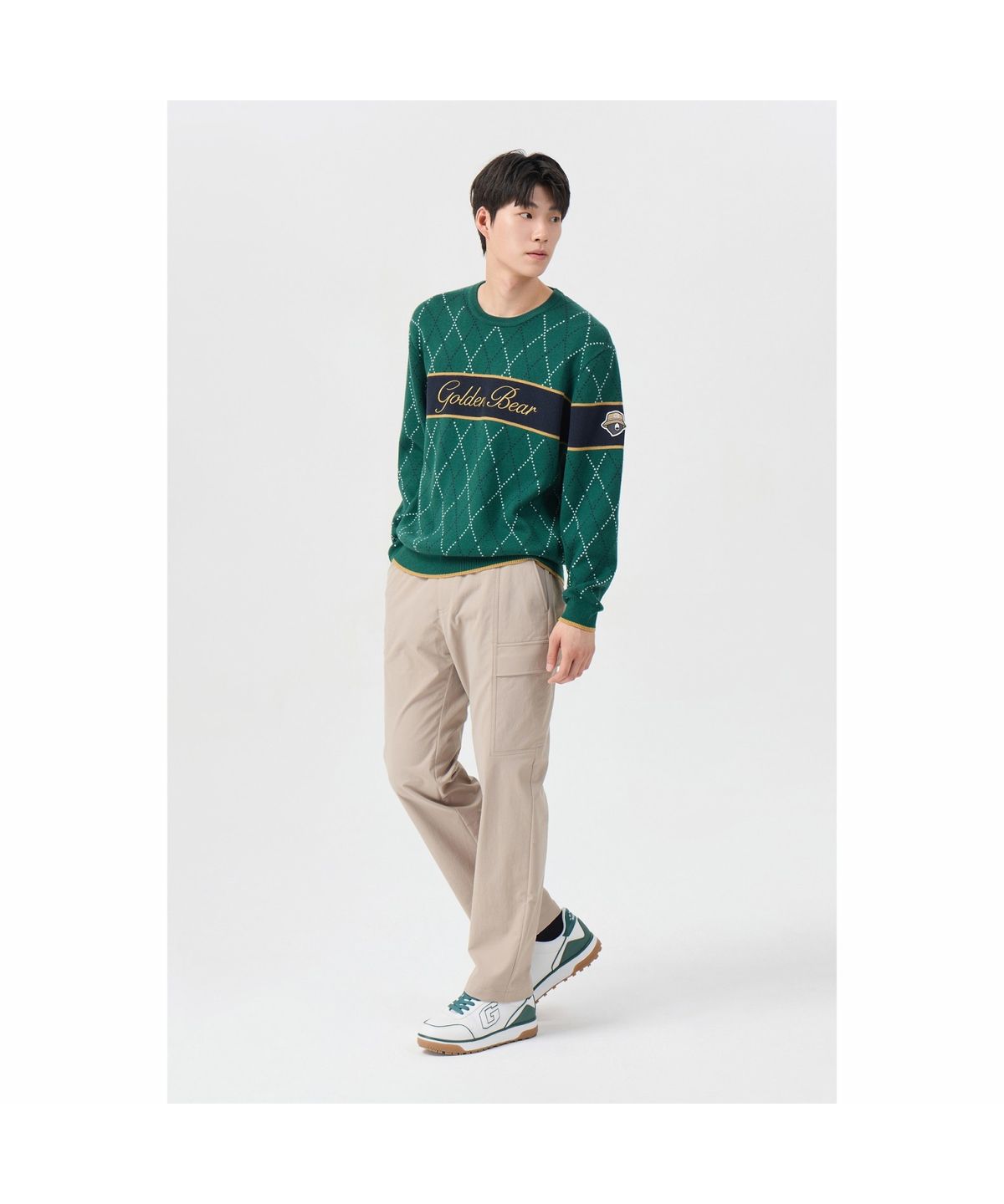 골든베어(GOLDEN BEAR) (남성) Straight Fit Cargo Pants G4PAW26103BEX