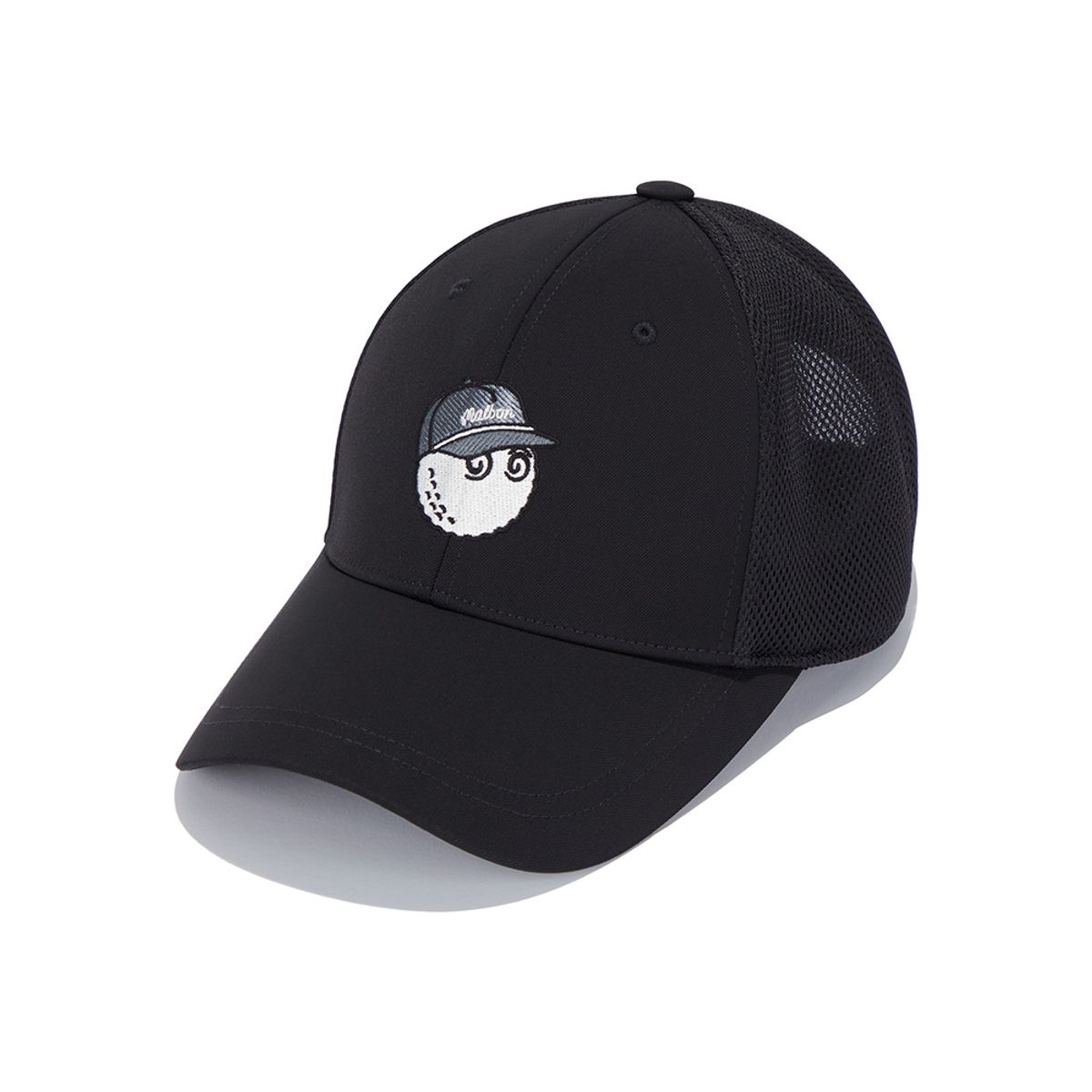 말본 골프(MALBON GOLF) 말본 버킷 트러커 메쉬캡 BLACK