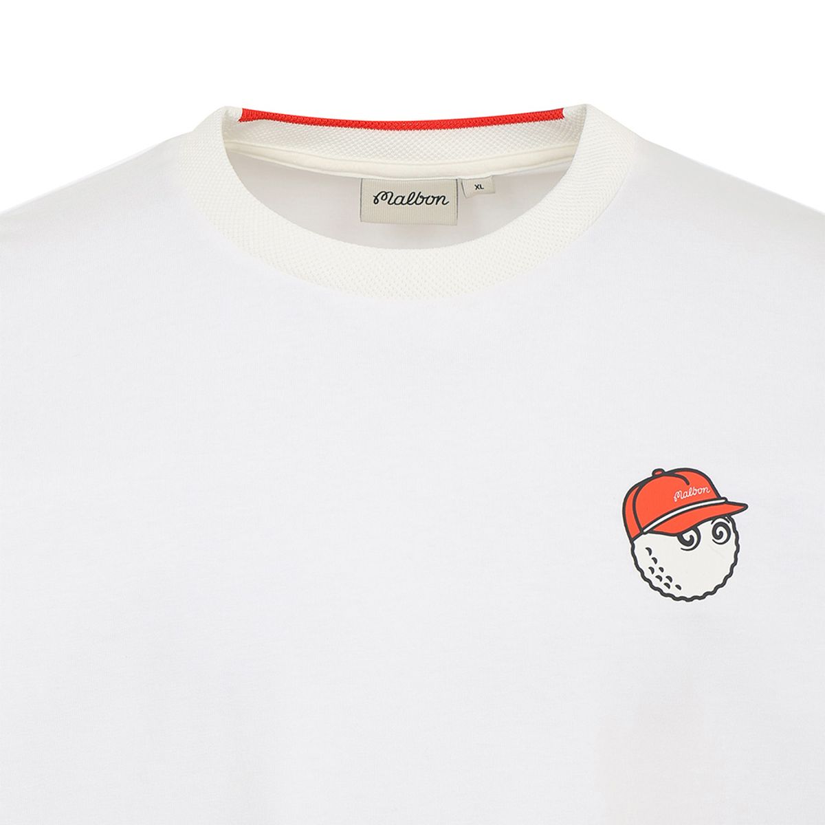 말본 골프(MALBON GOLF) 버킷 쿠바 유니 라운드 티셔츠 OFF WHITE