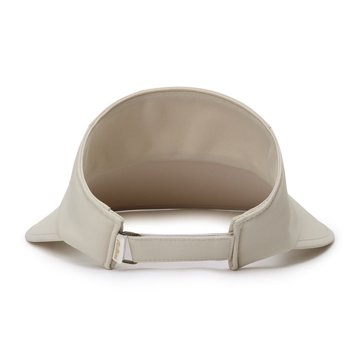 말본 골프(MALBON GOLF) 말본 로고 와이드챙 바이저 BEIGE (WOMAN)