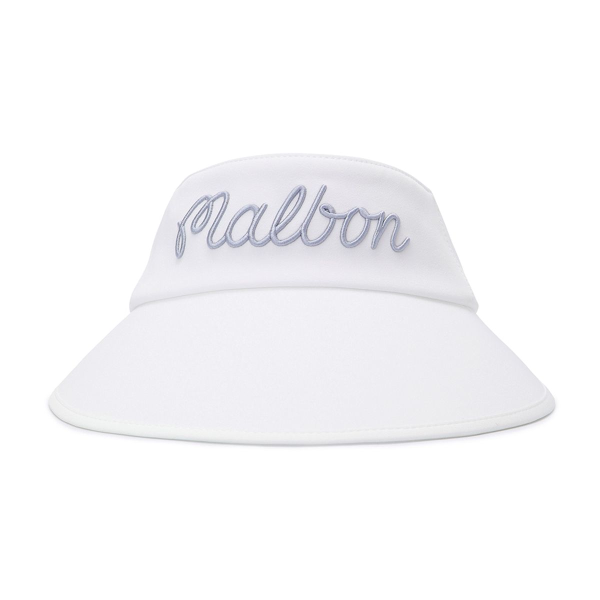 말본 골프(MALBON GOLF) 말본 로고 와이드챙 바이저 IVORY (WOMAN)