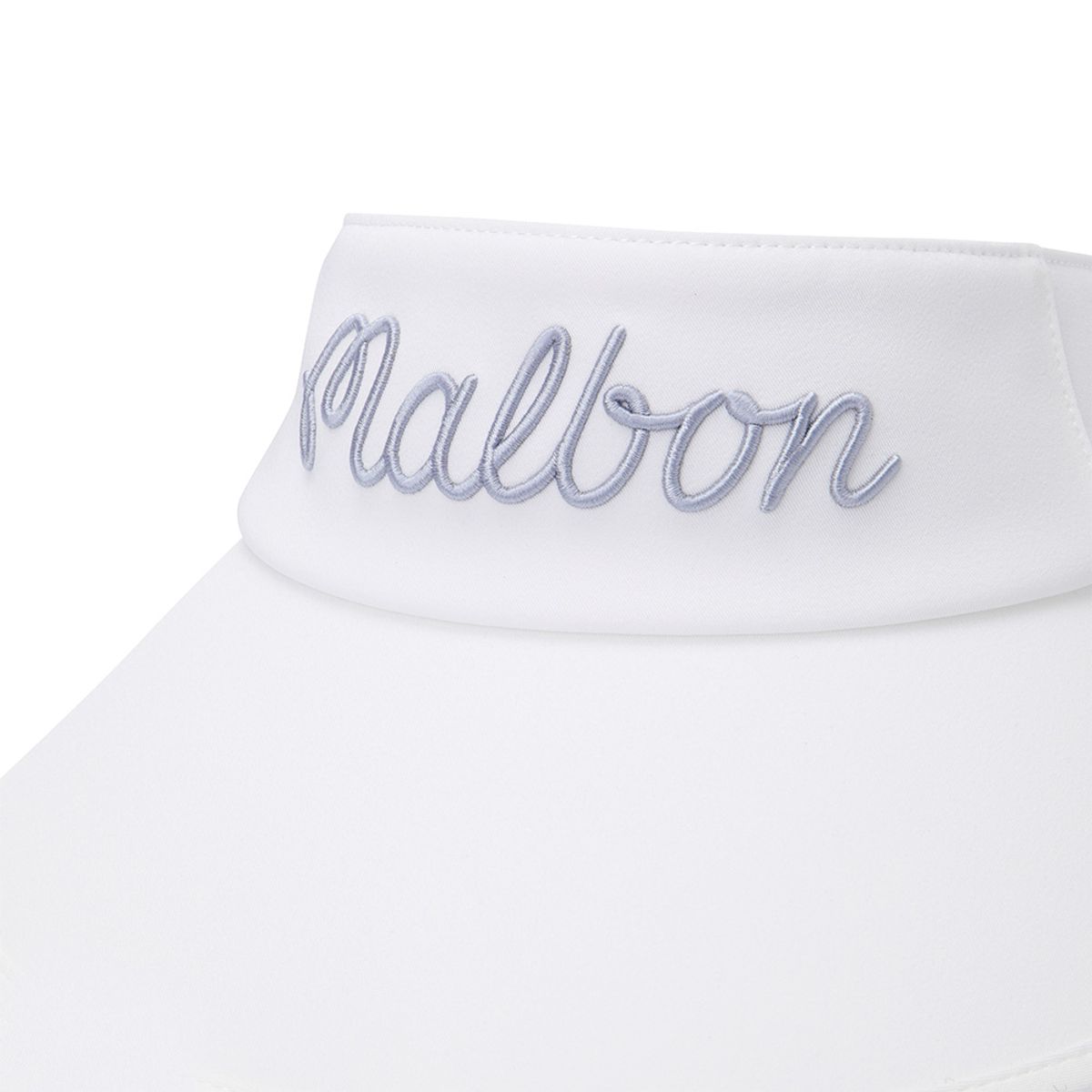 말본 골프(MALBON GOLF) 말본 로고 와이드챙 바이저 IVORY (WOMAN)