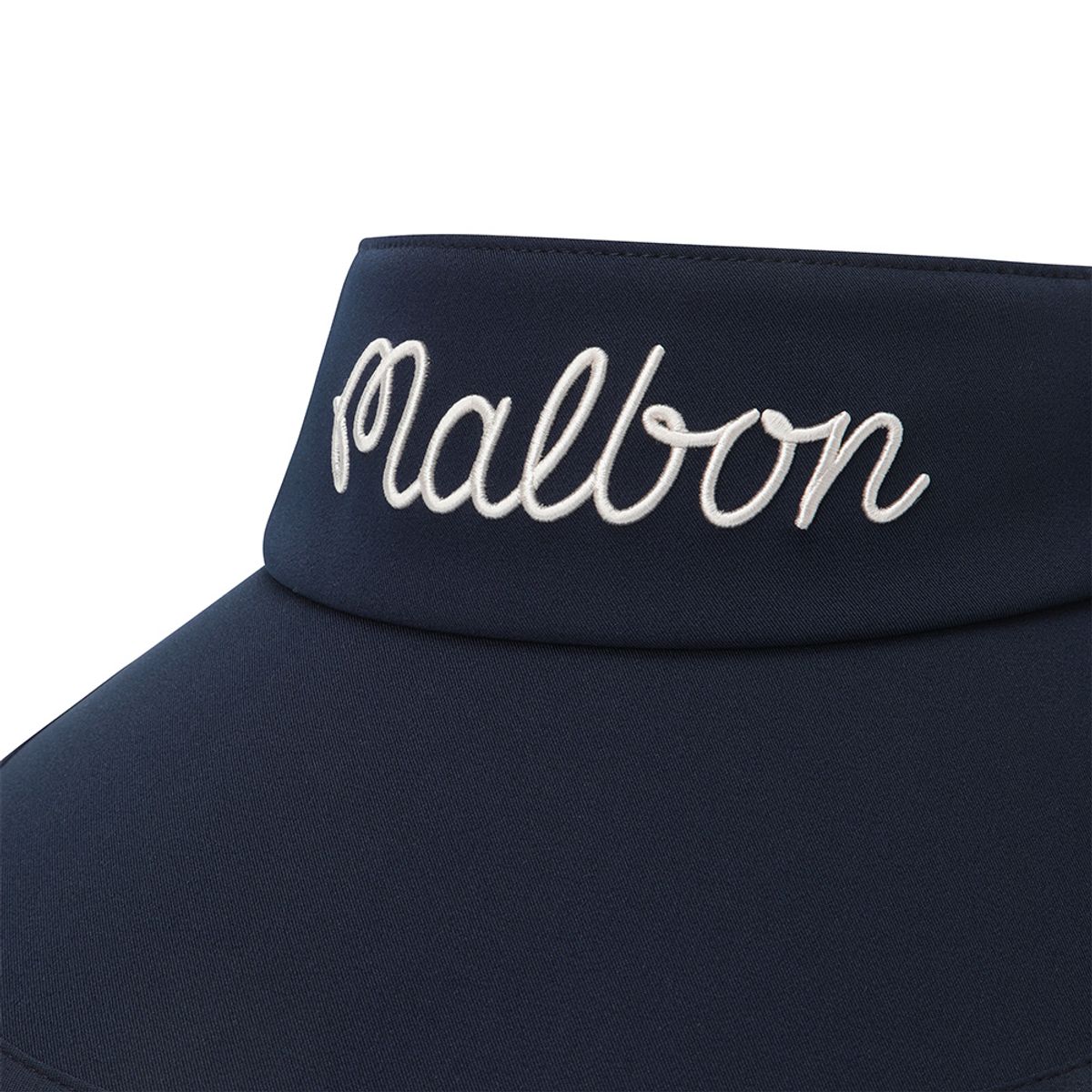 말본 골프(MALBON GOLF) 말본 로고 와이드챙 바이저 NAVY (WOMAN)