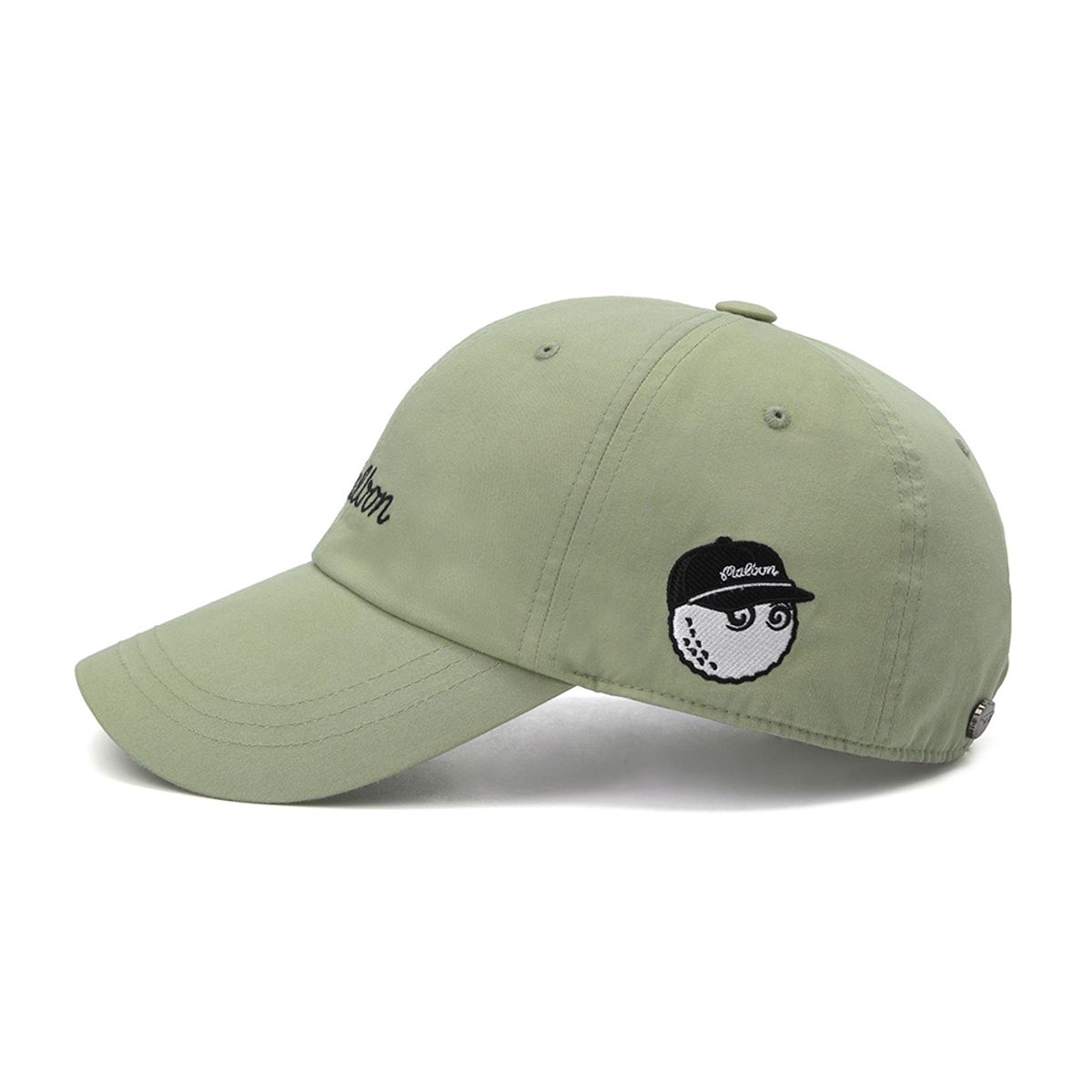 말본 골프(MALBON GOLF) 말본 베이직 로고 스크립트 캡 LIGHT KHAKI