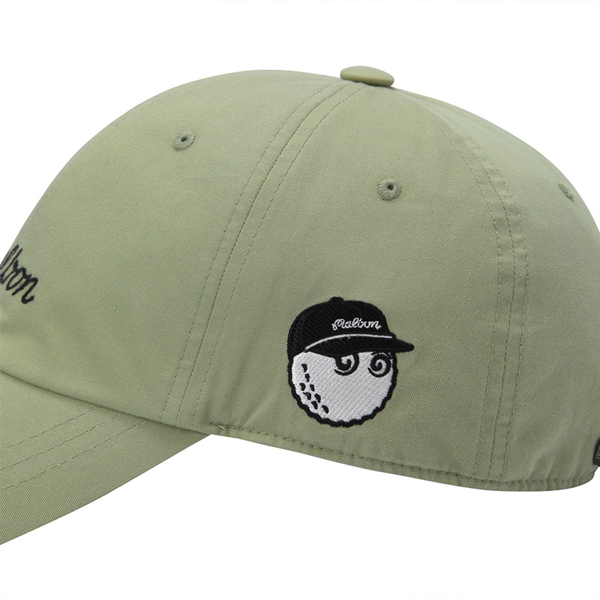 말본 골프(MALBON GOLF) 말본 베이직 로고 스크립트 캡 LIGHT KHAKI