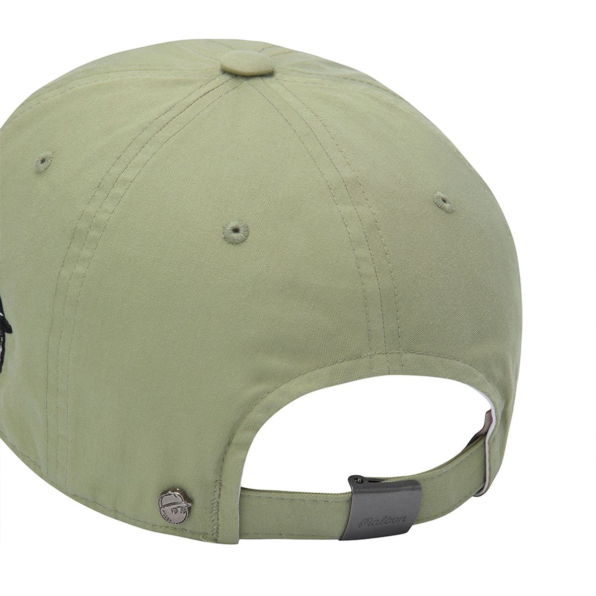 말본 골프(MALBON GOLF) 말본 베이직 로고 스크립트 캡 LIGHT KHAKI
