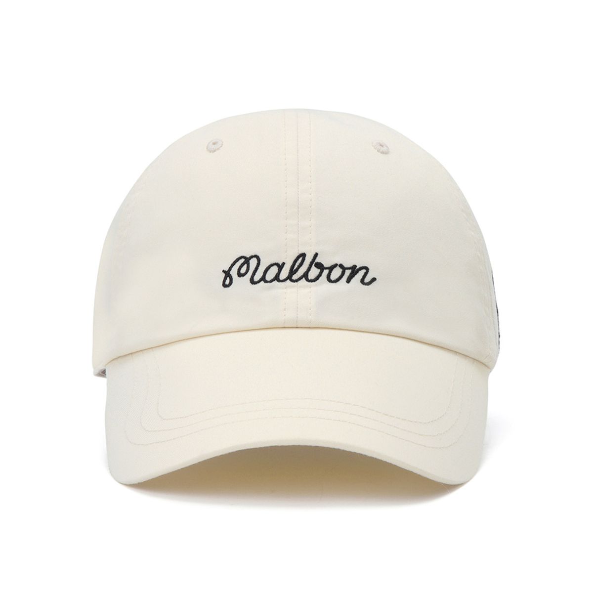 말본 골프(MALBON GOLF) 말본 베이직 로고 스크립트 캡 OFF WHITE
