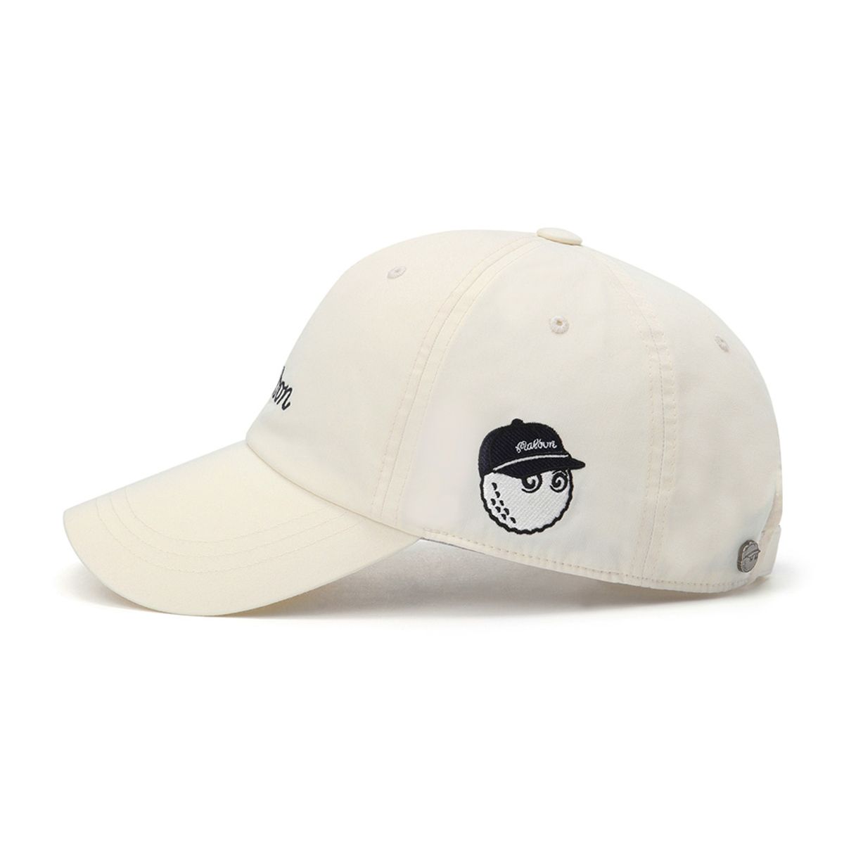말본 골프(MALBON GOLF) 말본 베이직 로고 스크립트 캡 OFF WHITE