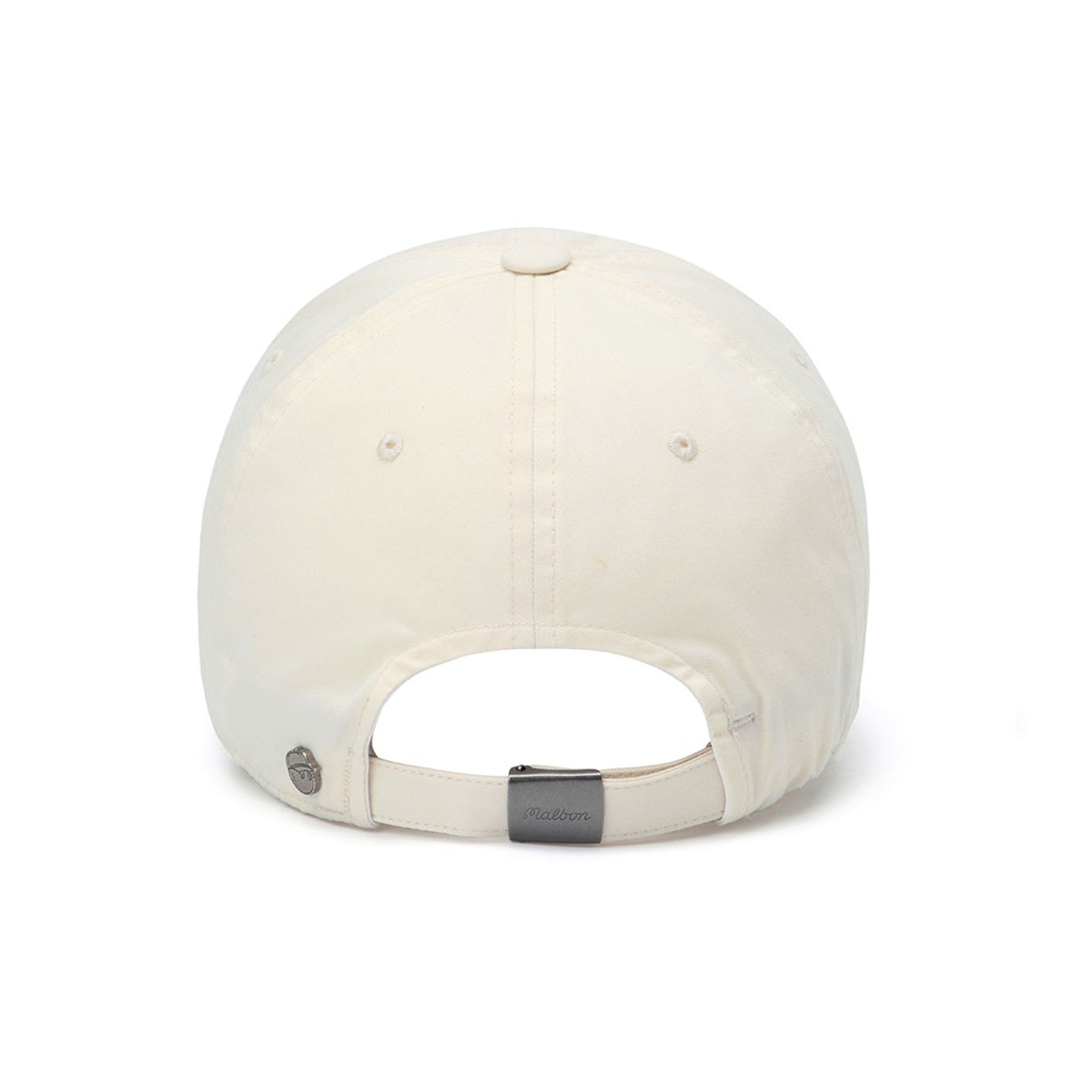 말본 골프(MALBON GOLF) 말본 베이직 로고 스크립트 캡 OFF WHITE