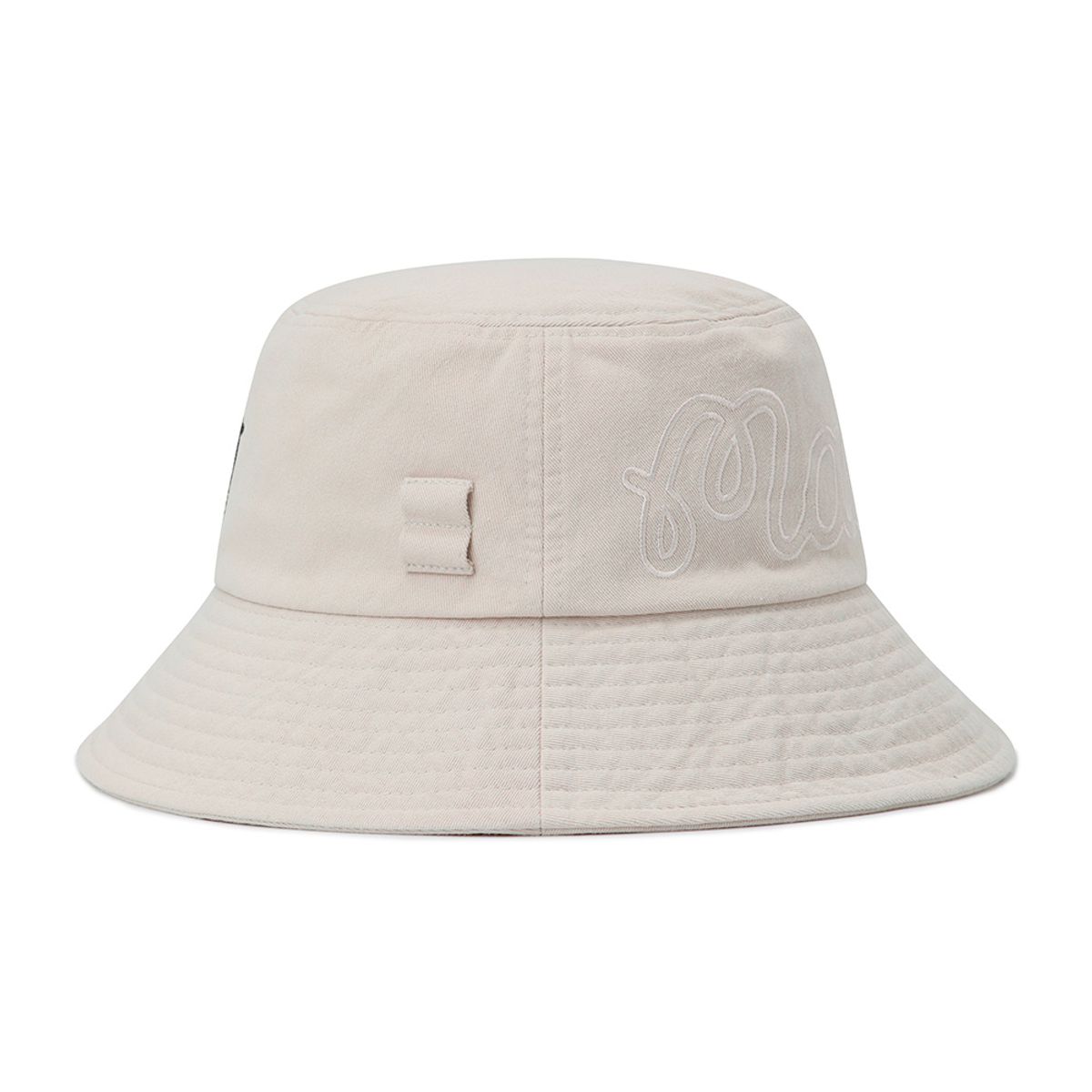 말본 골프(MALBON GOLF) 뉴 베이직 로고 버킷햇 BEIGE
