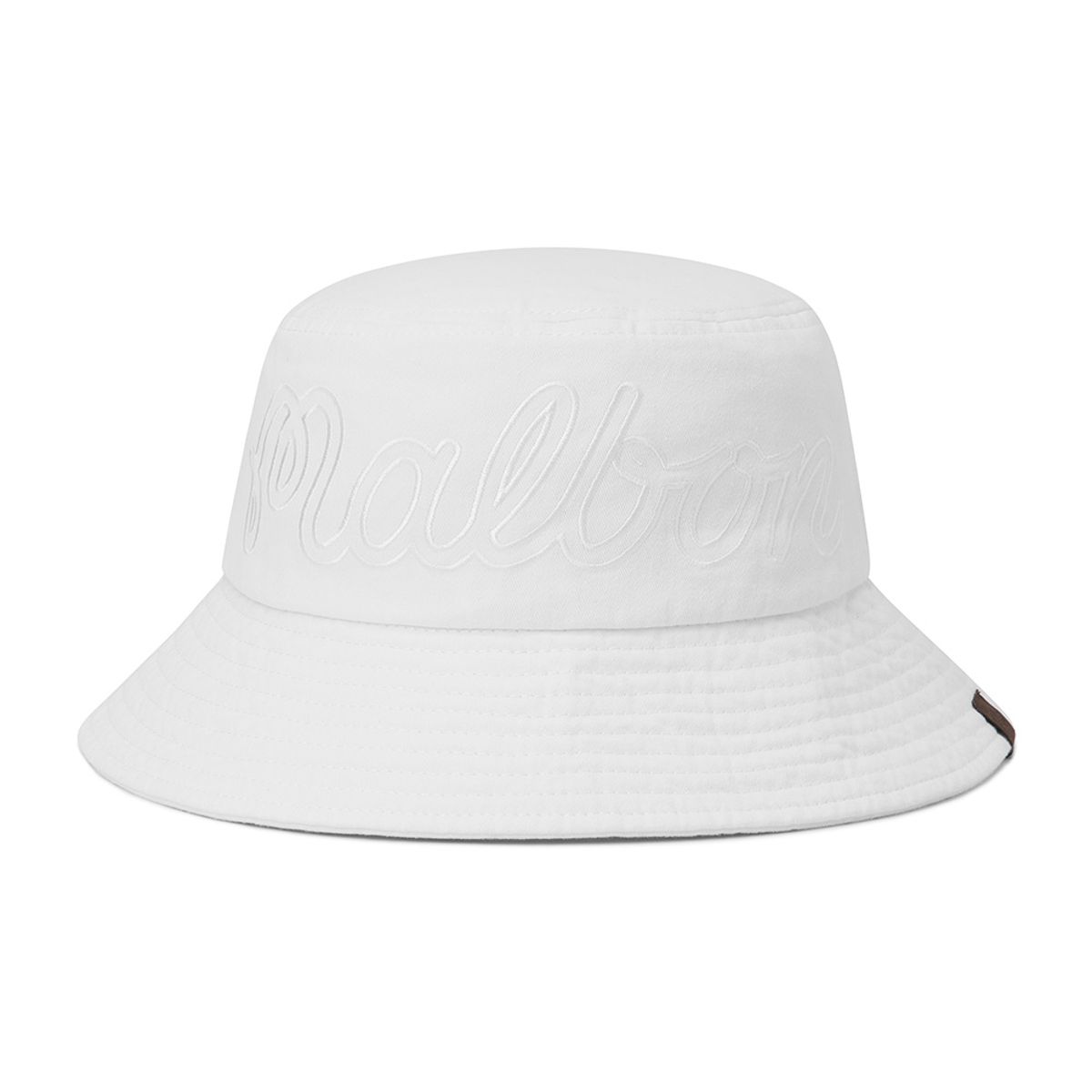 말본 골프(MALBON GOLF) 뉴 베이직 로고 버킷햇 IVORY