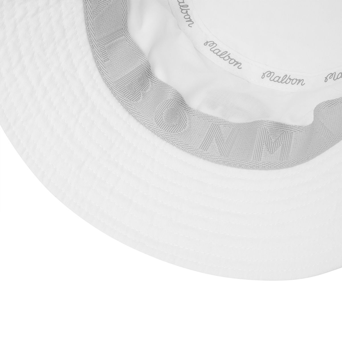 말본 골프(MALBON GOLF) 뉴 베이직 로고 버킷햇 IVORY