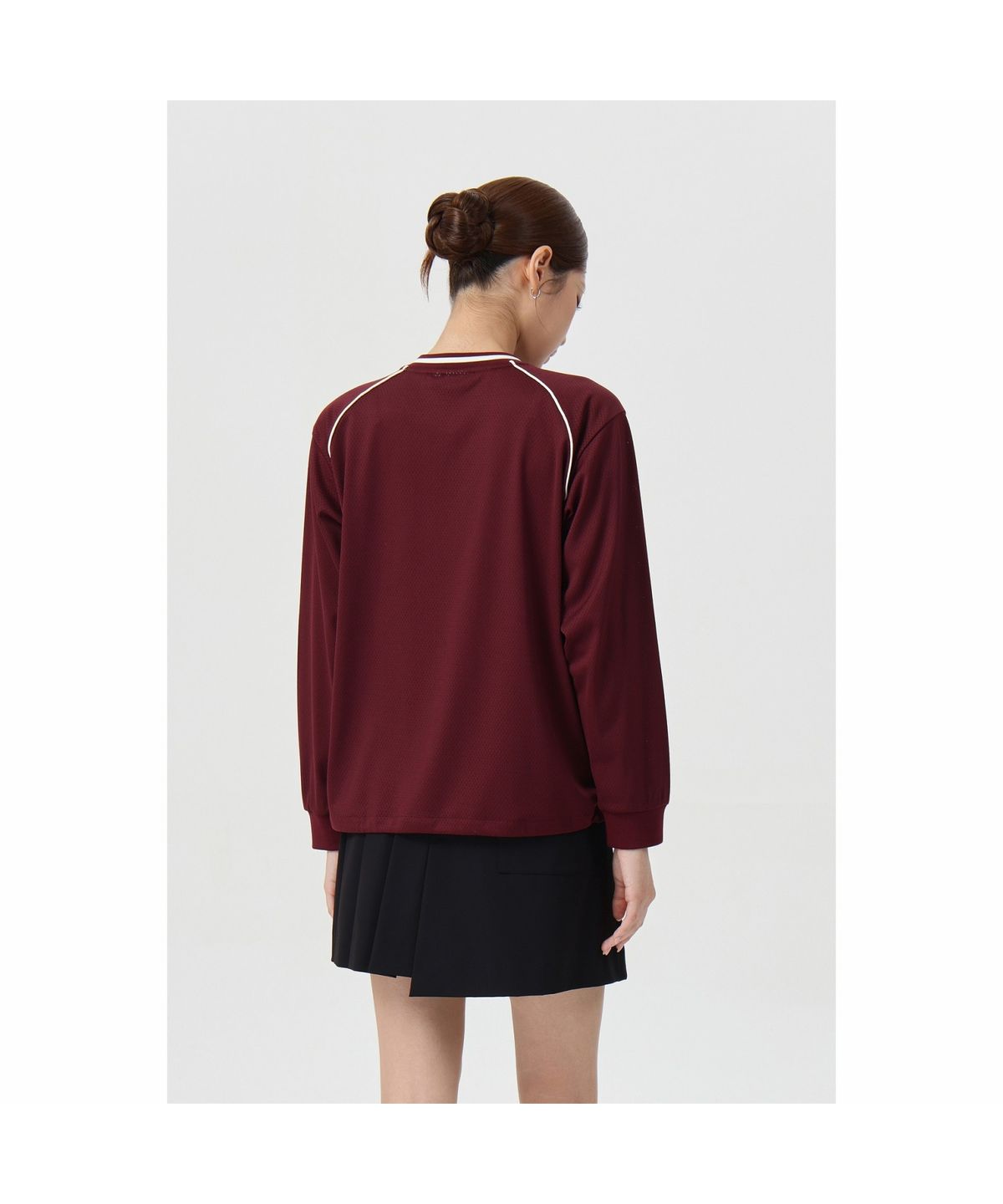 골든베어(GOLDEN BEAR) (여성) Mesh Long Sleeve T-shirt G5TAW26001WIX