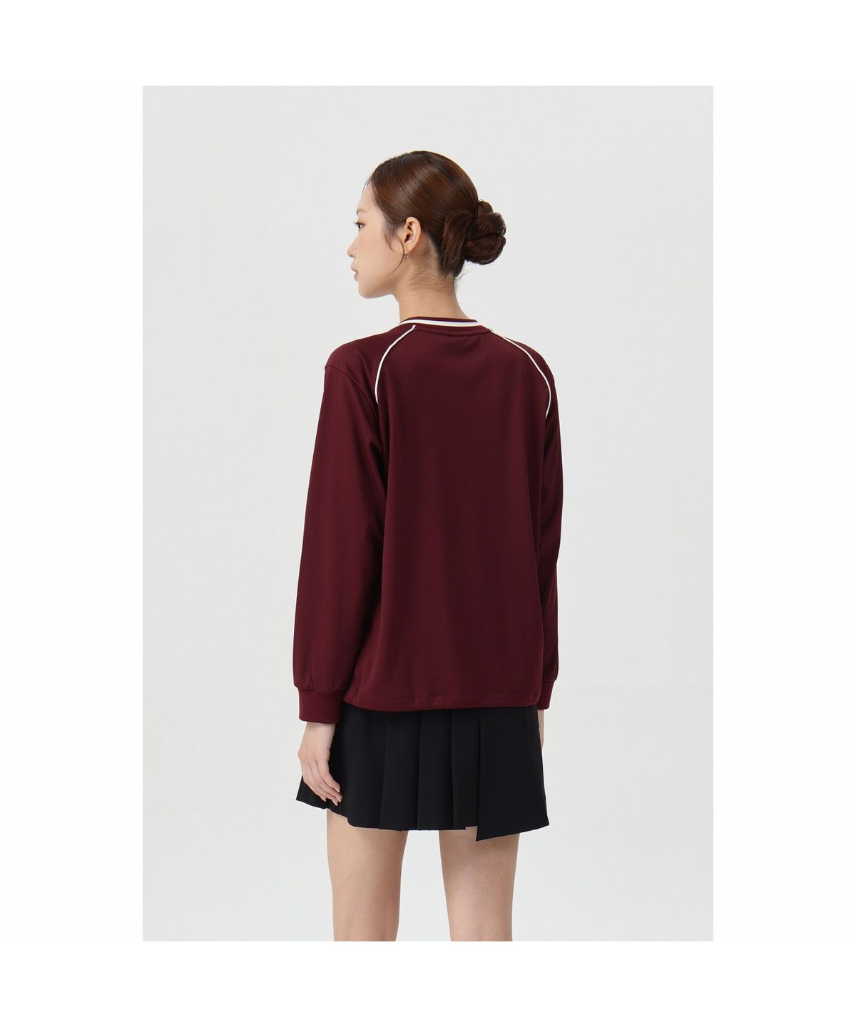 골든베어(GOLDEN BEAR) (여성) Mesh Long Sleeve T-shirt G5TAW26001WIX
