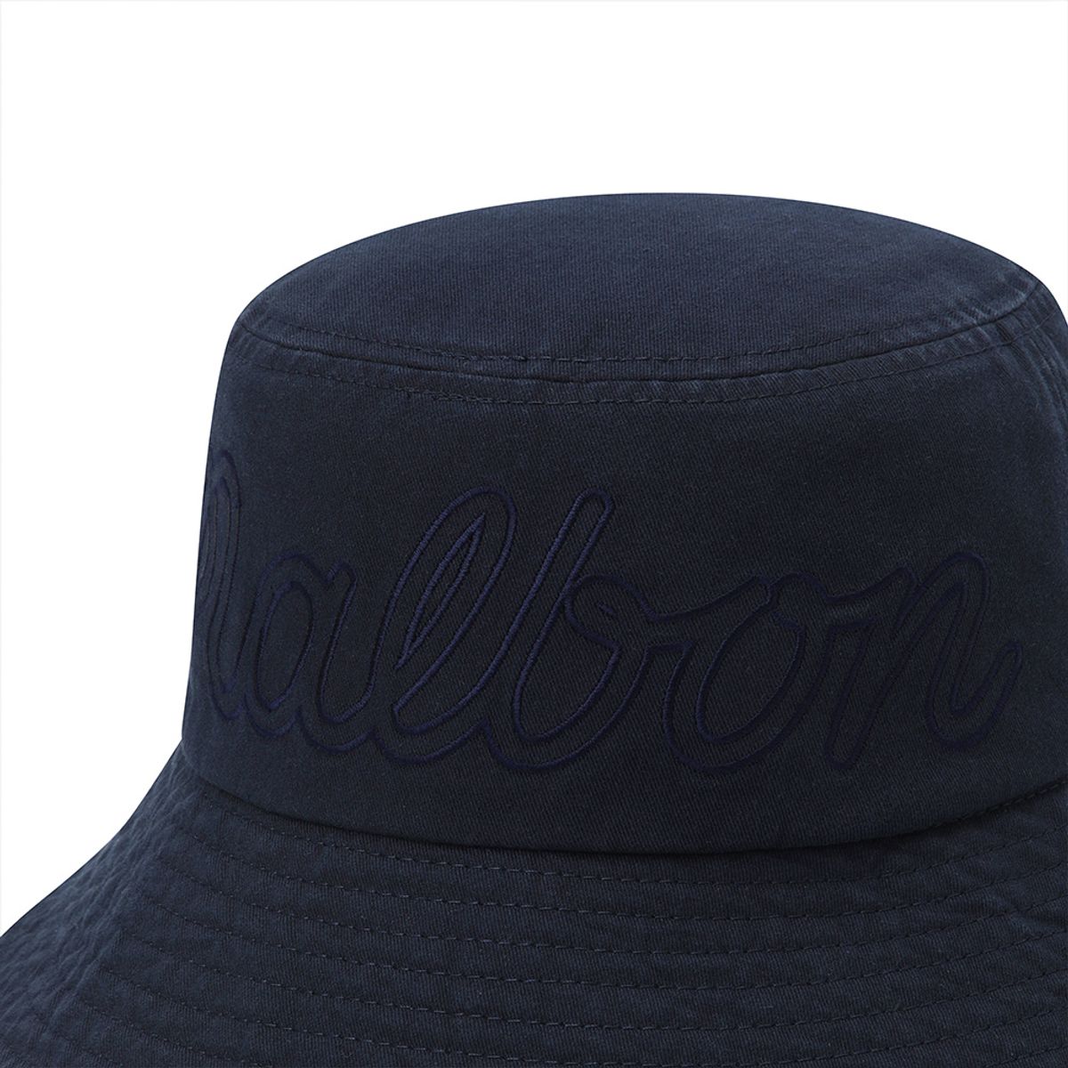 말본 골프(MALBON GOLF) 뉴 베이직 로고 버킷햇 NAVY