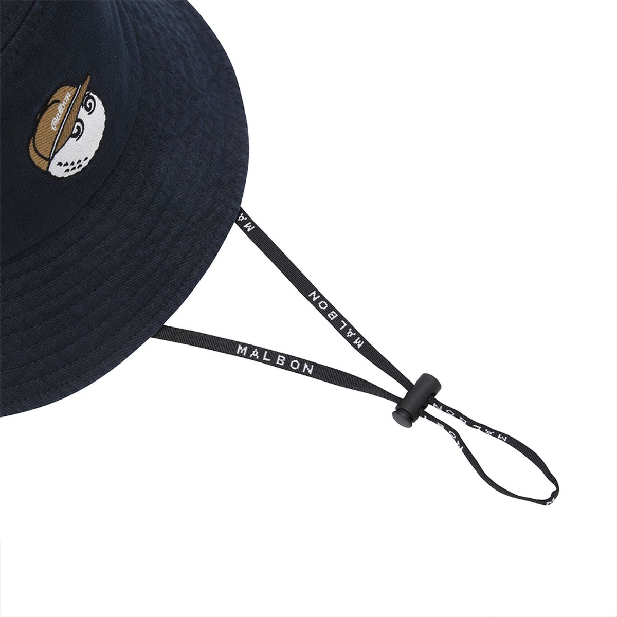 말본 골프(MALBON GOLF) 뉴 베이직 로고 버킷햇 NAVY