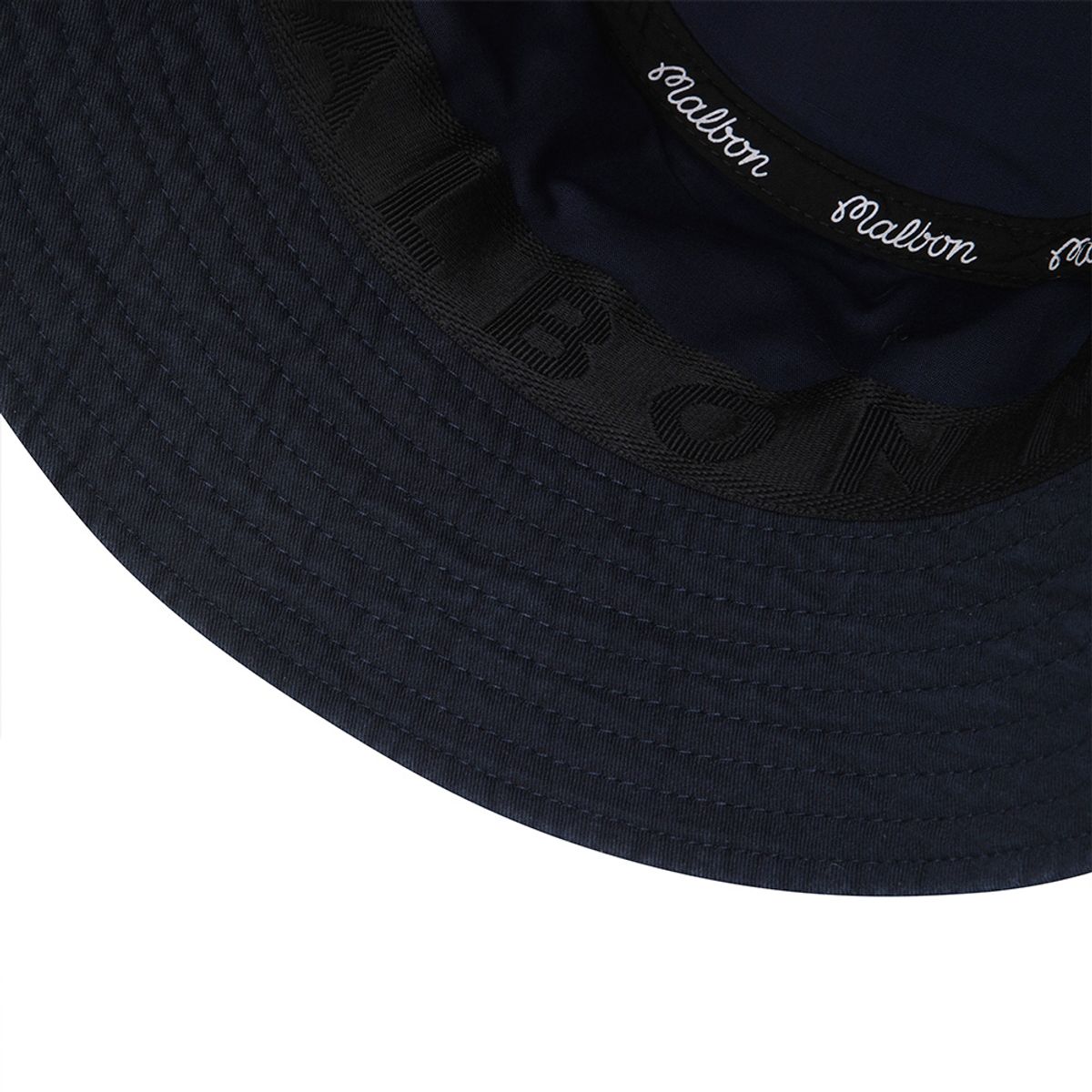 말본 골프(MALBON GOLF) 뉴 베이직 로고 버킷햇 NAVY
