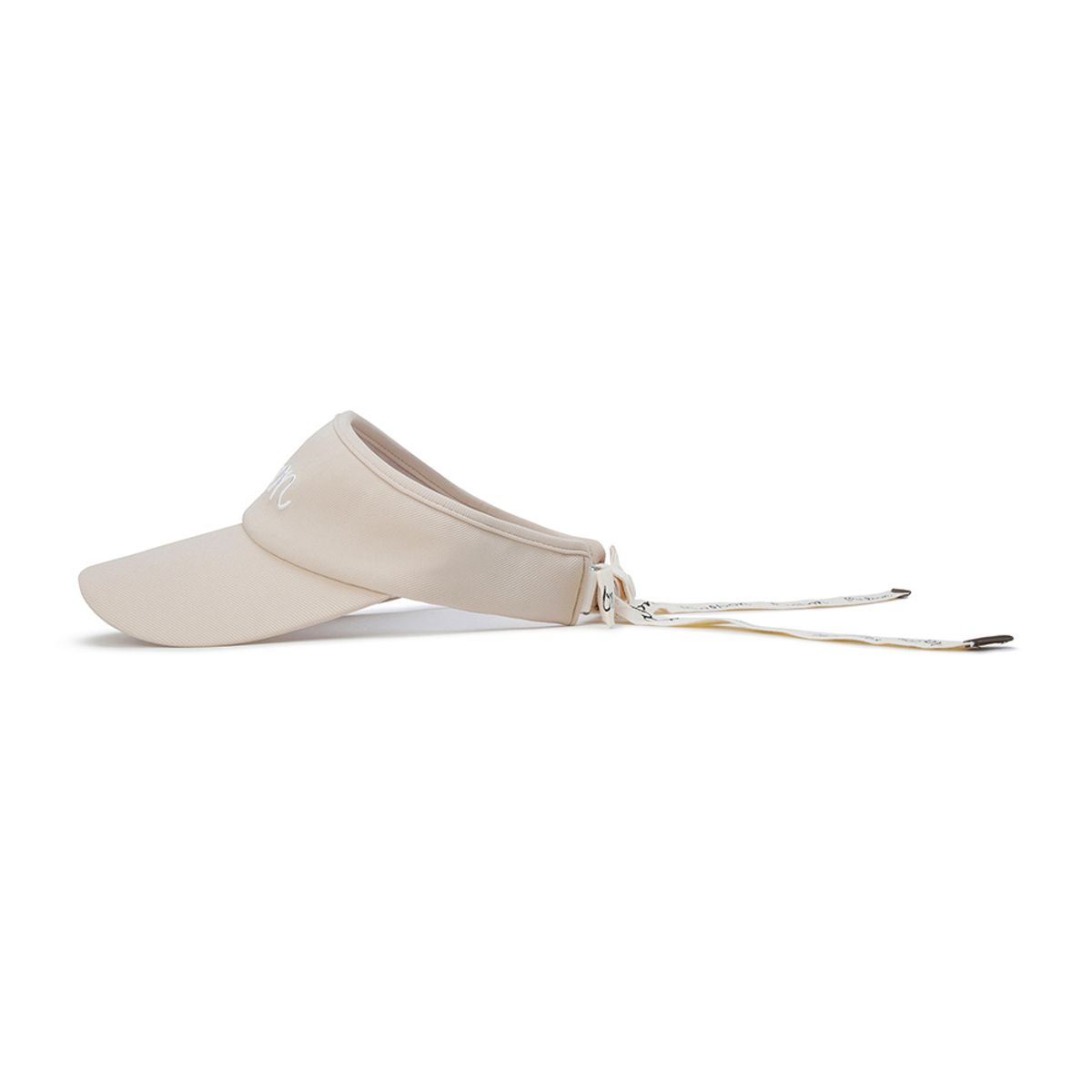 말본 골프(MALBON GOLF) 여성 디테쳐블 리본 바이저 BEIGE (WOMAN)