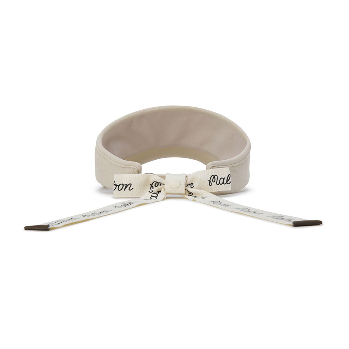말본 골프(MALBON GOLF) 여성 디테쳐블 리본 바이저 BEIGE (WOMAN)