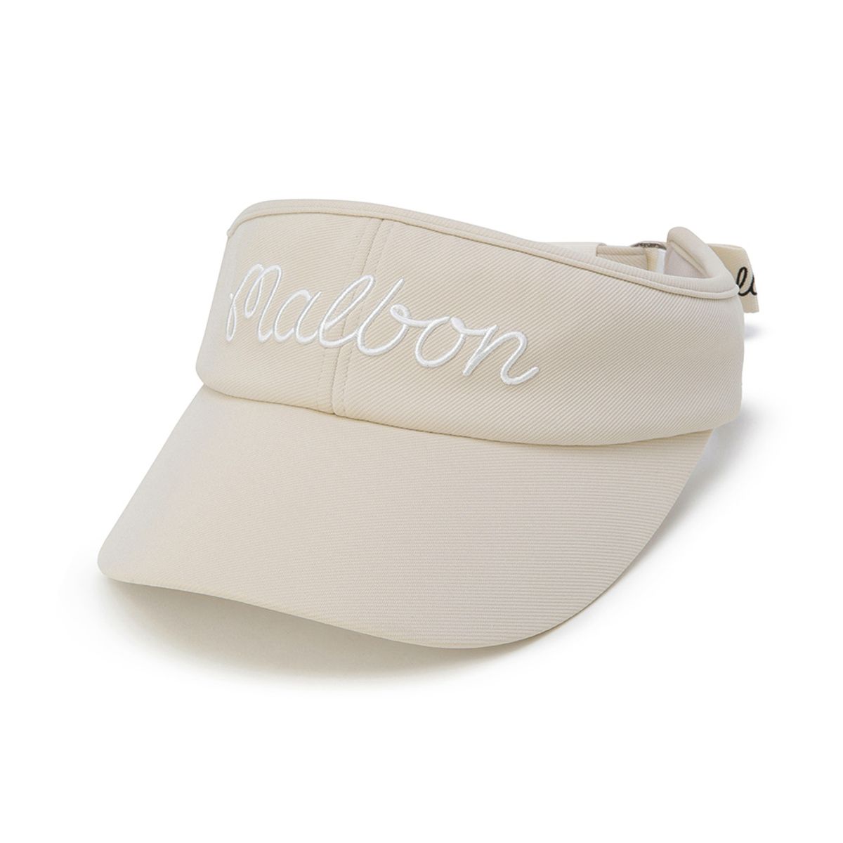 말본 골프(MALBON GOLF) 여성 디테쳐블 리본 바이저 BEIGE (WOMAN)